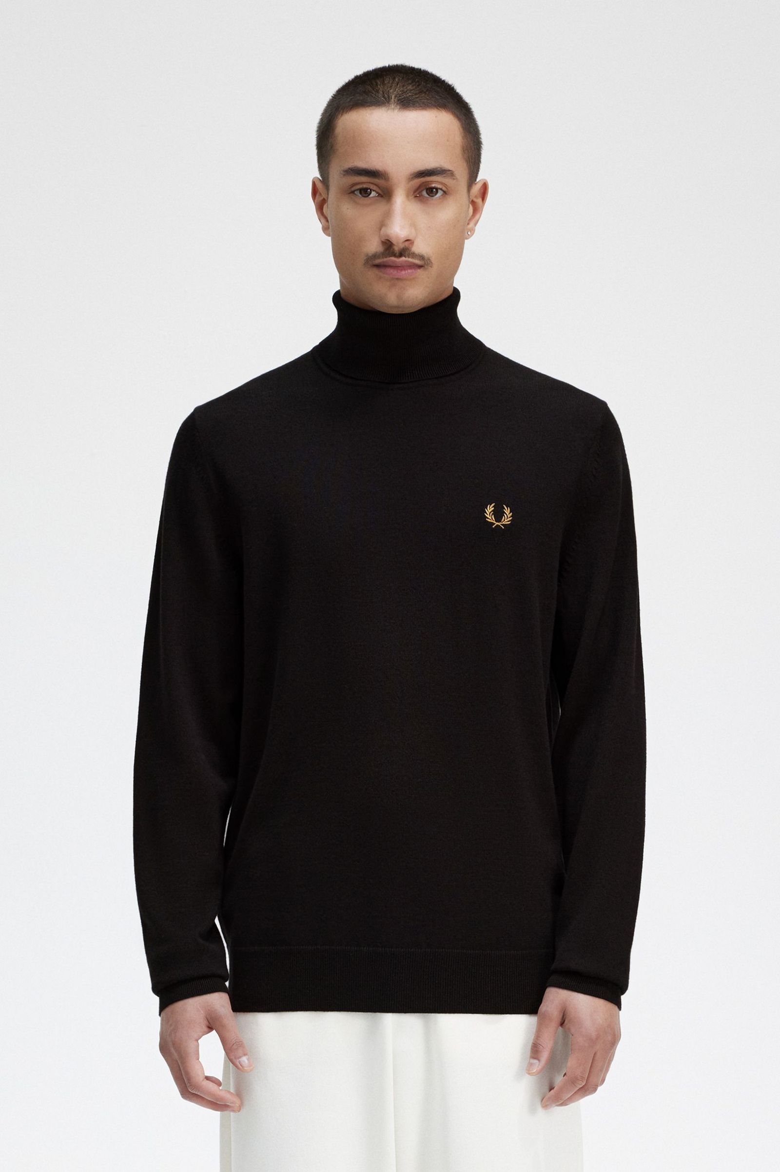 Roll Neck Jumper Navy