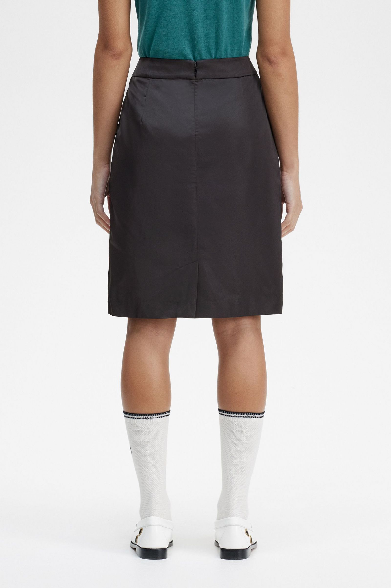 Amy Winehouse FoundationZip Detail Skirt Black