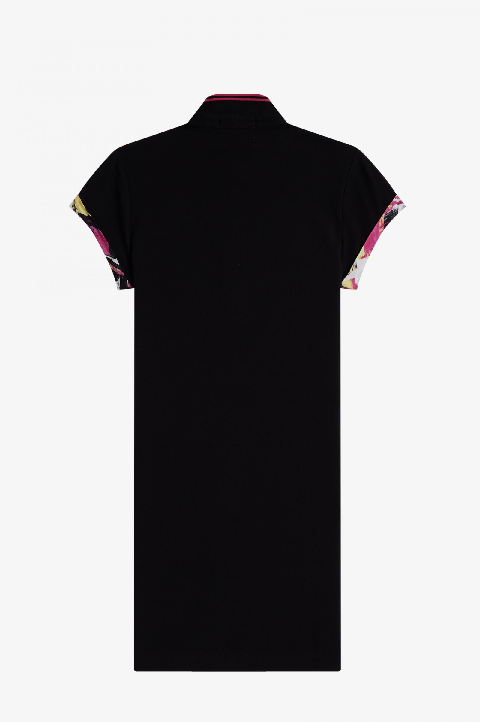 Amy Winehouse FoundationContrast Trim Piqué Dress Black