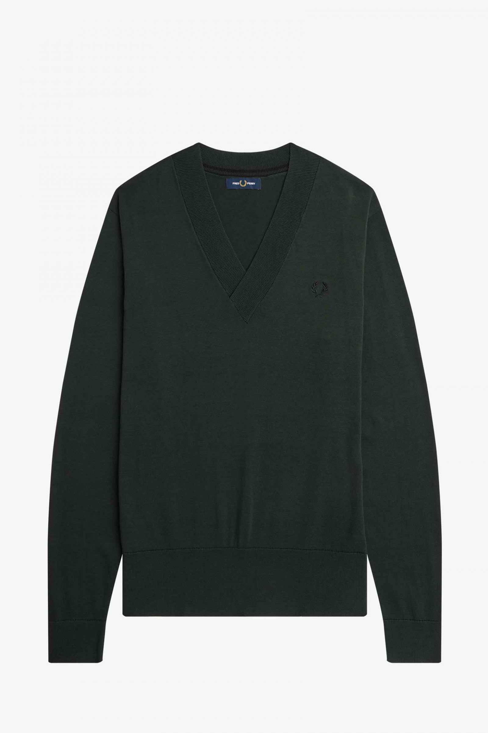 V-Neck Jumper Night Green