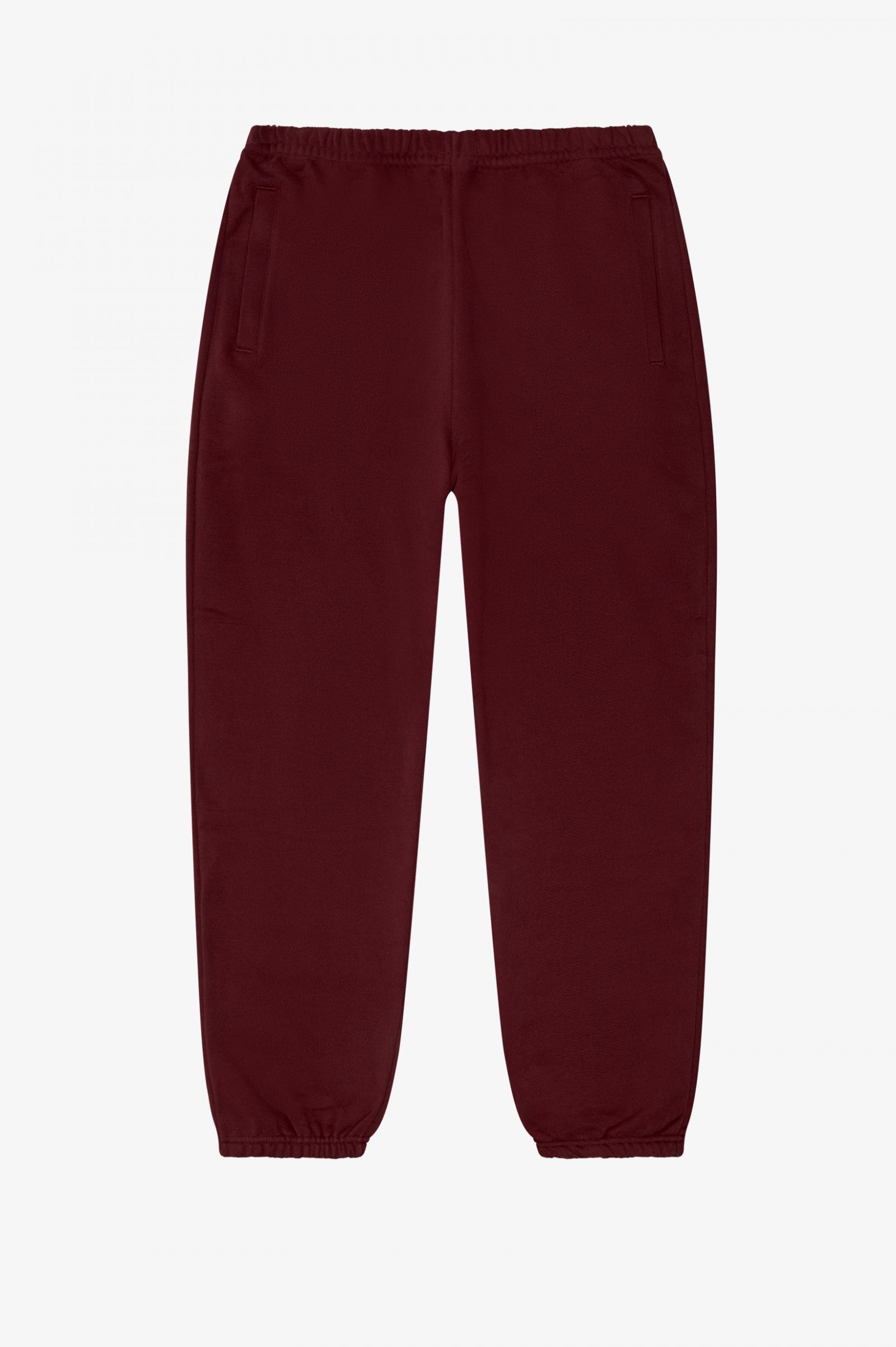 ReissuesPocket Detail Sweat Pants Oxblood