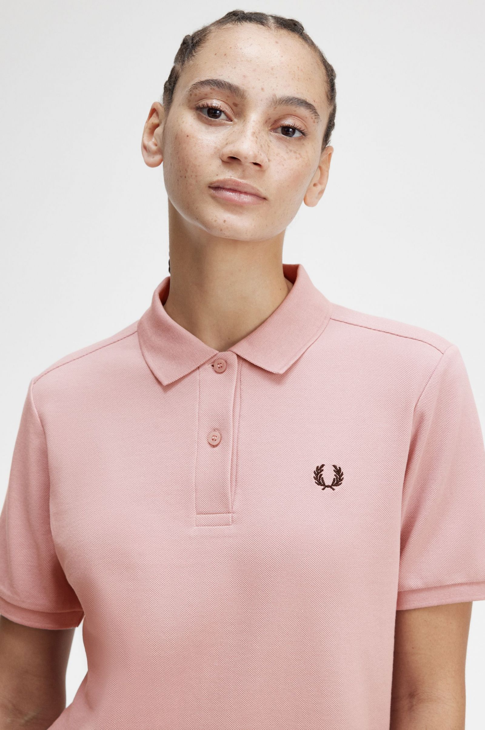 The Fred Perry ShirtG6000 Dusty Rose Pink / Black