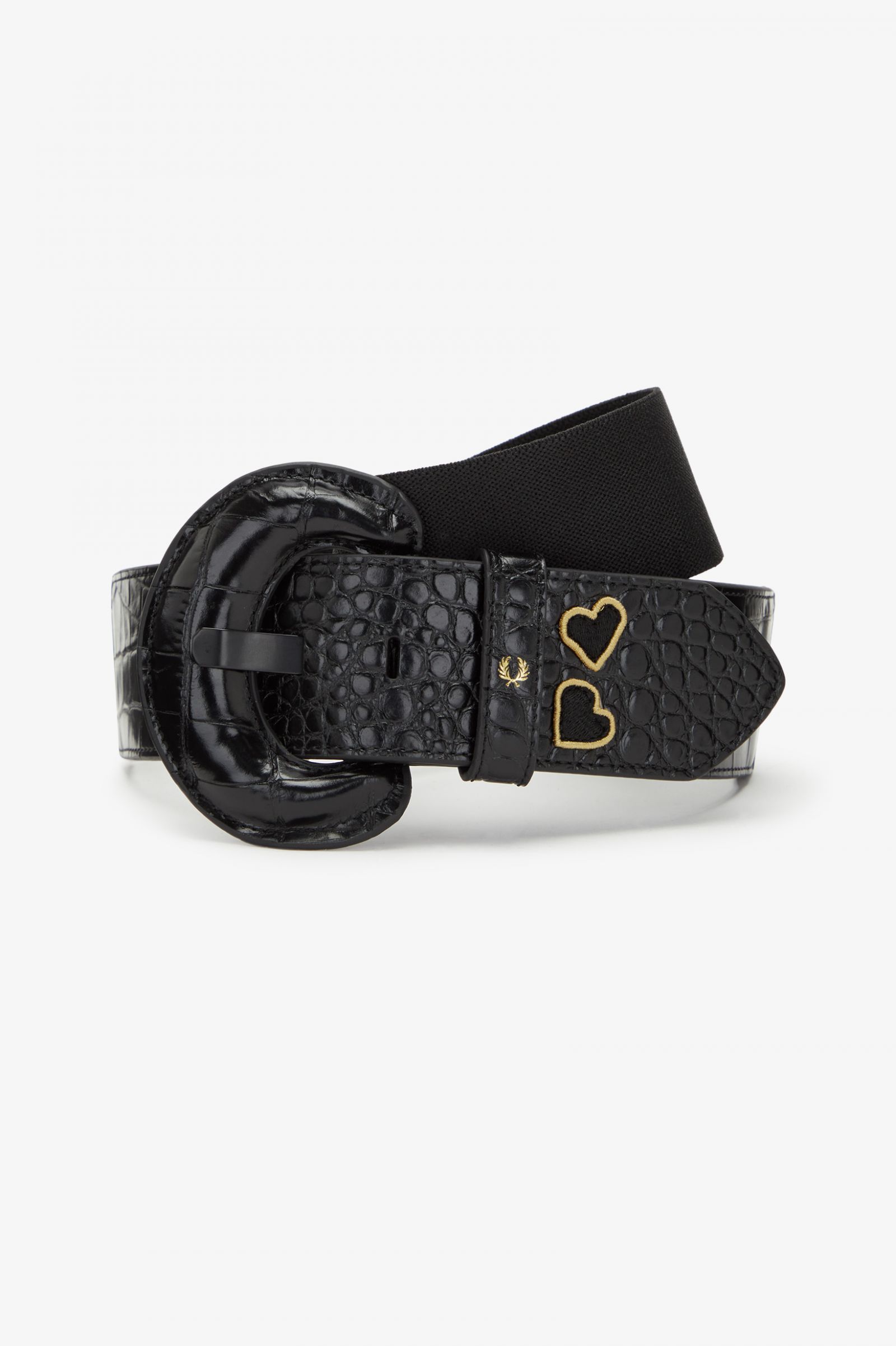 Amy Winehouse FoundationElasticated Leather Belt Black