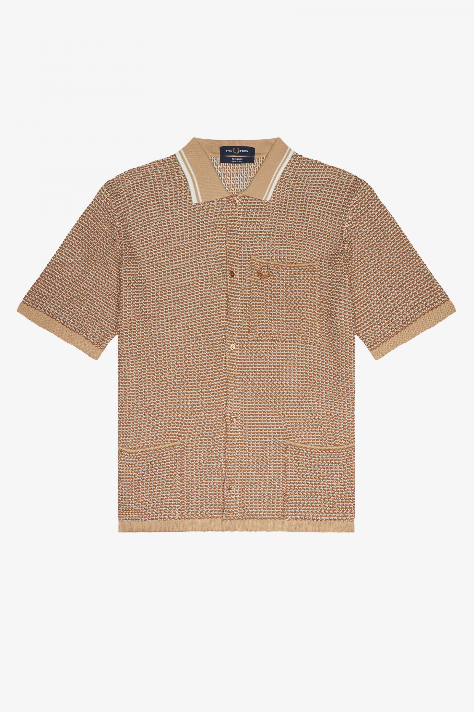 ReissuesTwo Colour Knitted Shirt 1964 Gold