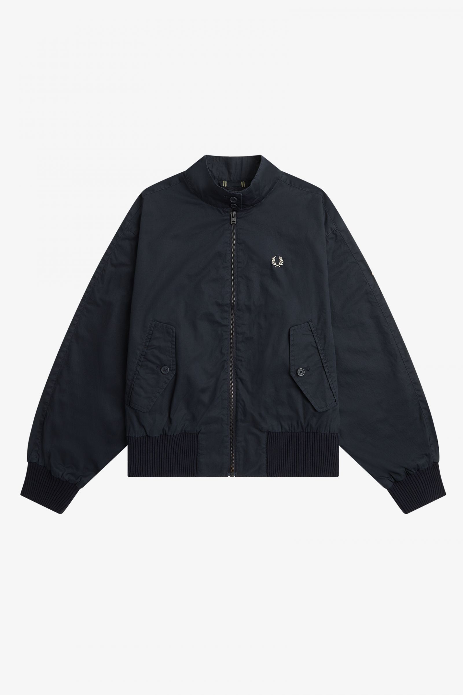 Batwing Zip-Through Jacket Navy