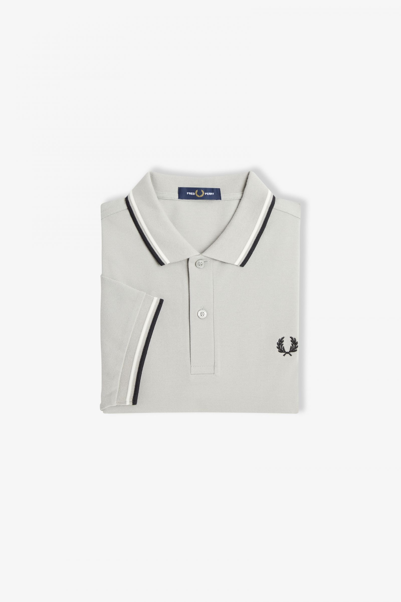 The Fred Perry ShirtM3600 Limestone / Ecru / Black