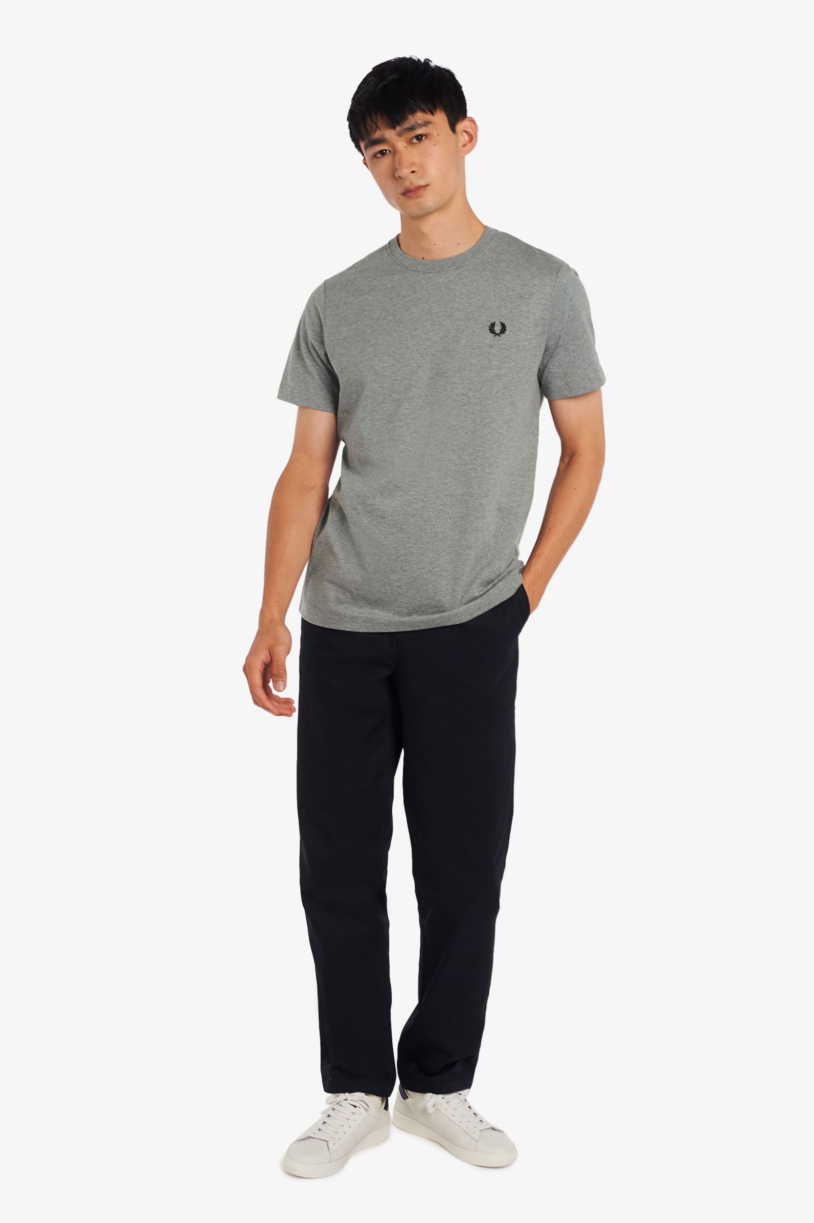 Crew Neck T-Shirt Steel Marl