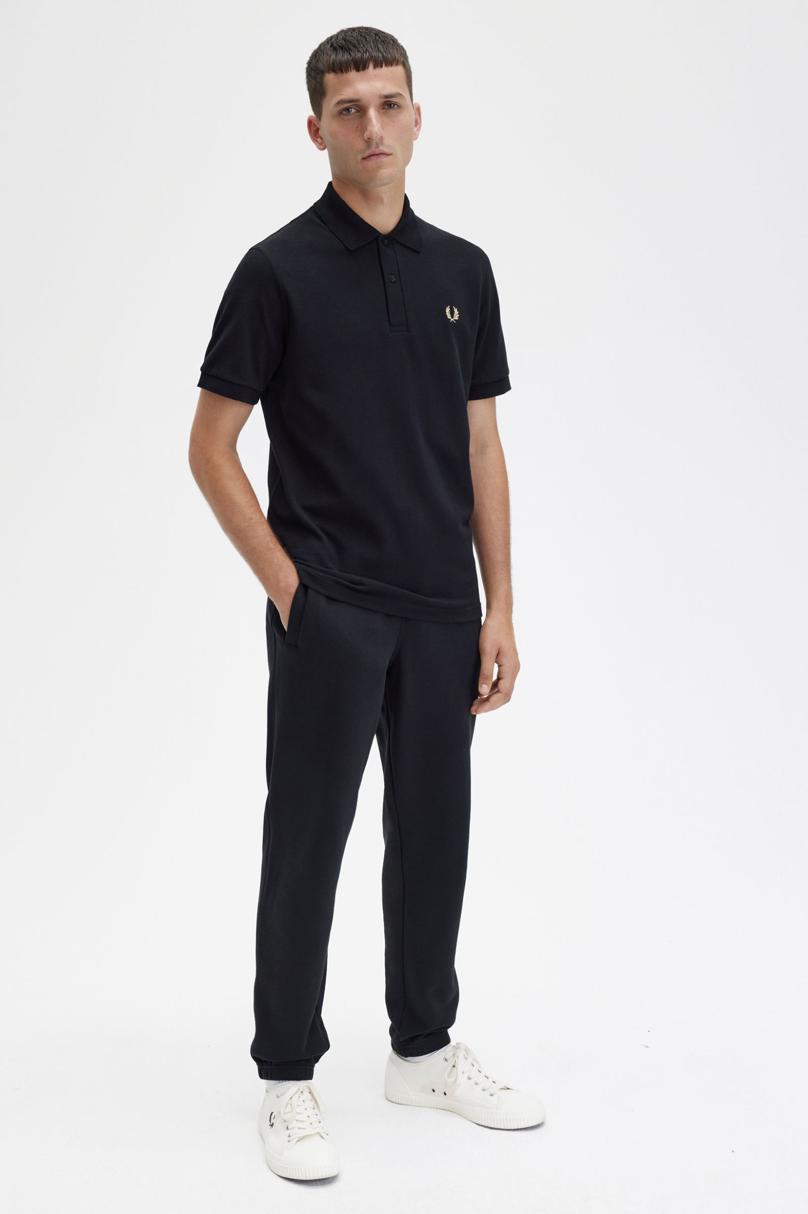 The Fred Perry ShirtM3 Black / Champagne