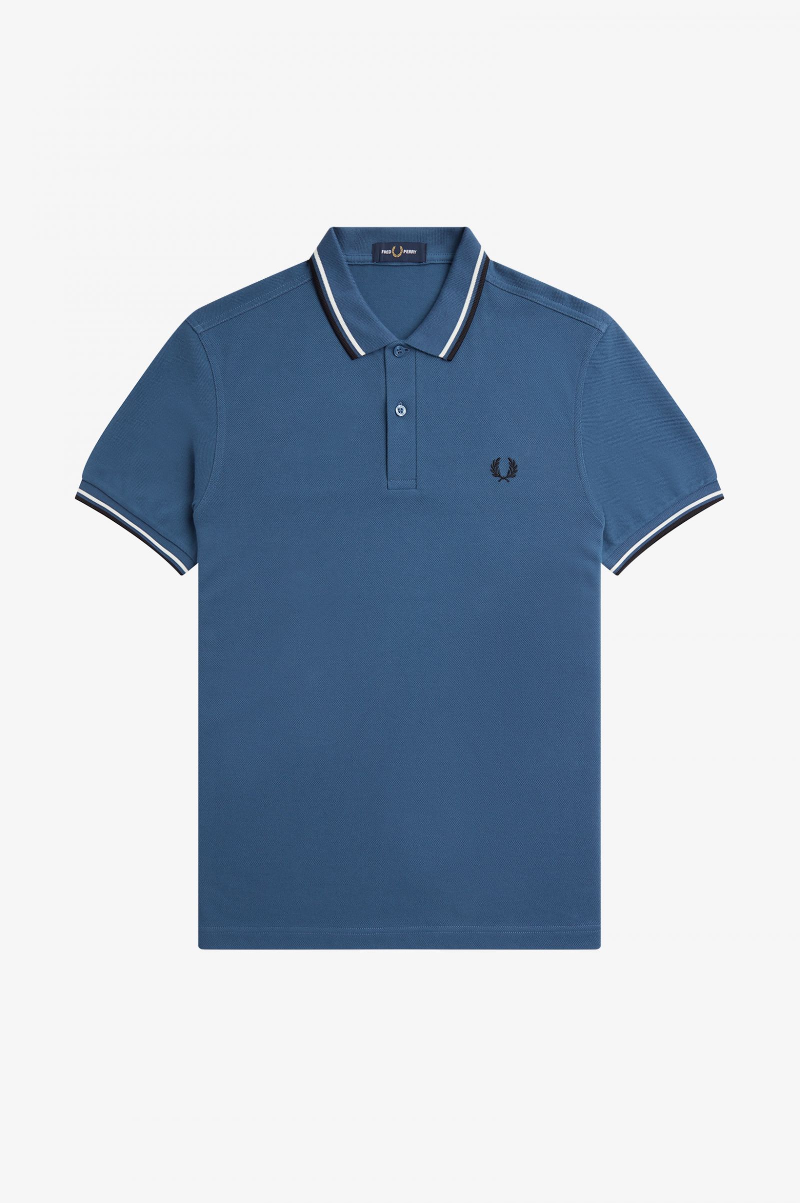 The Fred Perry ShirtM3600 Midnight Blue / Snow White / Black