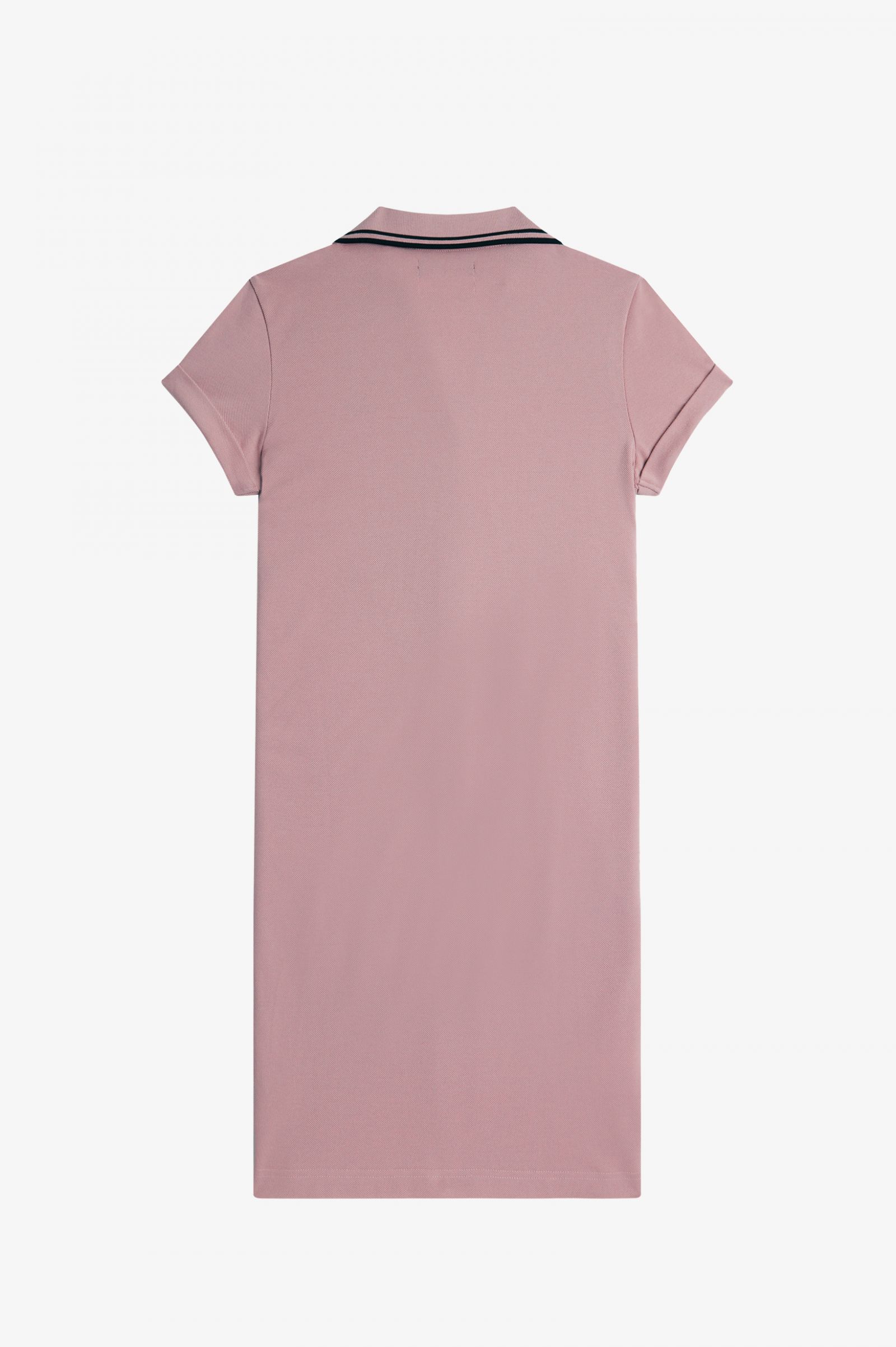 Amy Winehouse FoundationButton-Through Piqué Shirt Dress Dusty Rose Pink