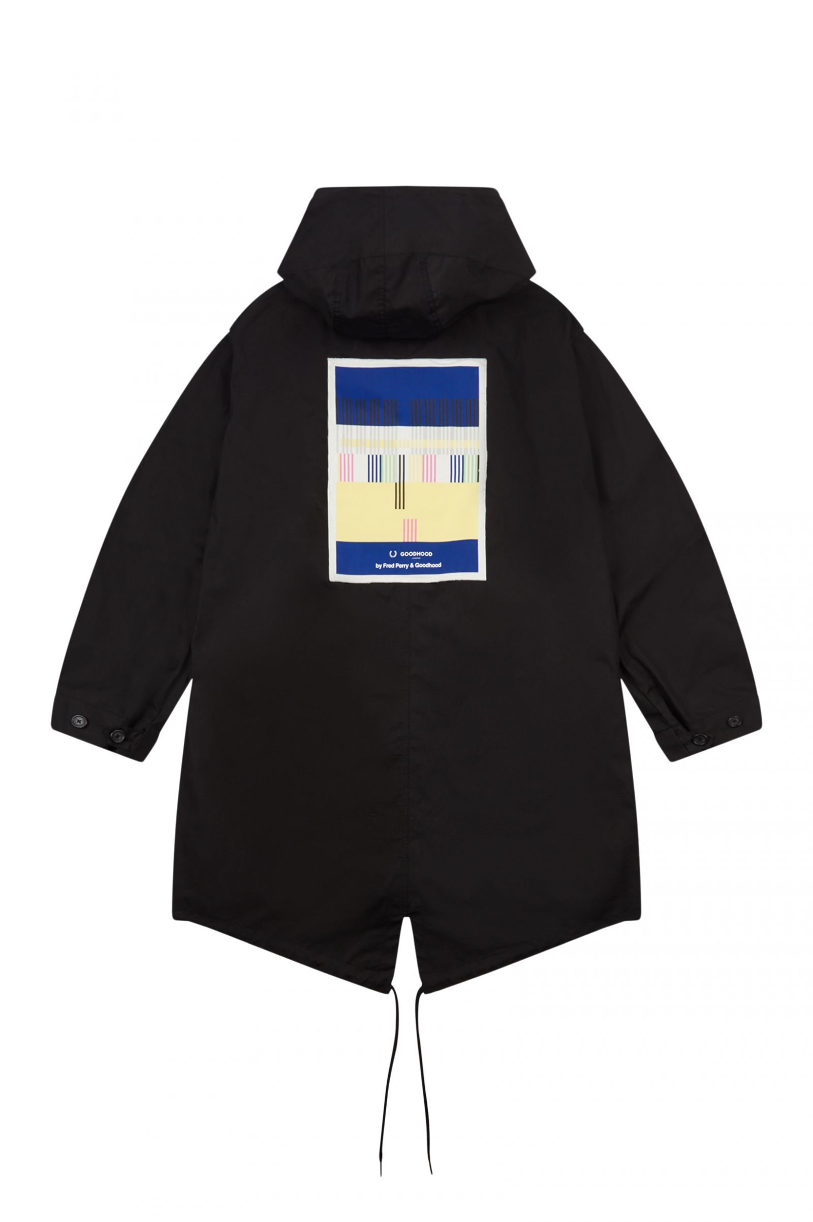 GoodhoodUnlined Printed Patch Parka