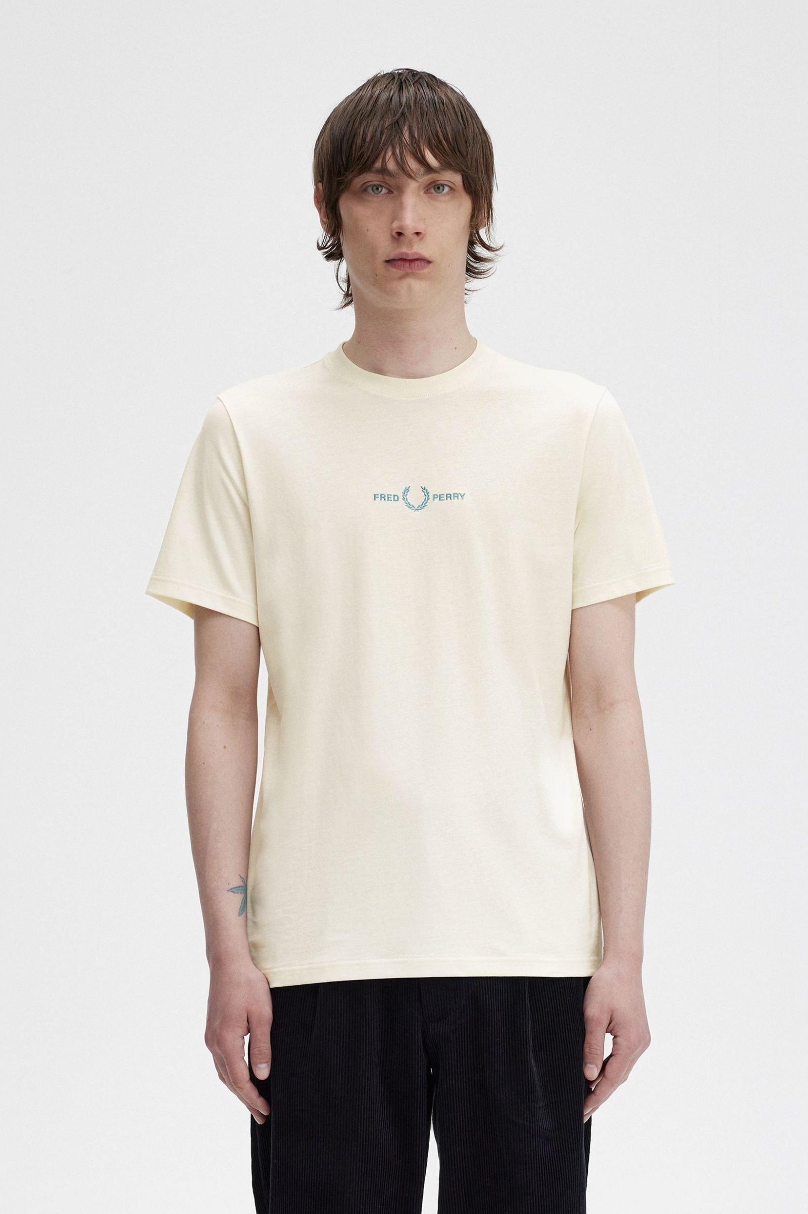 Embroidered T-Shirt Ecru