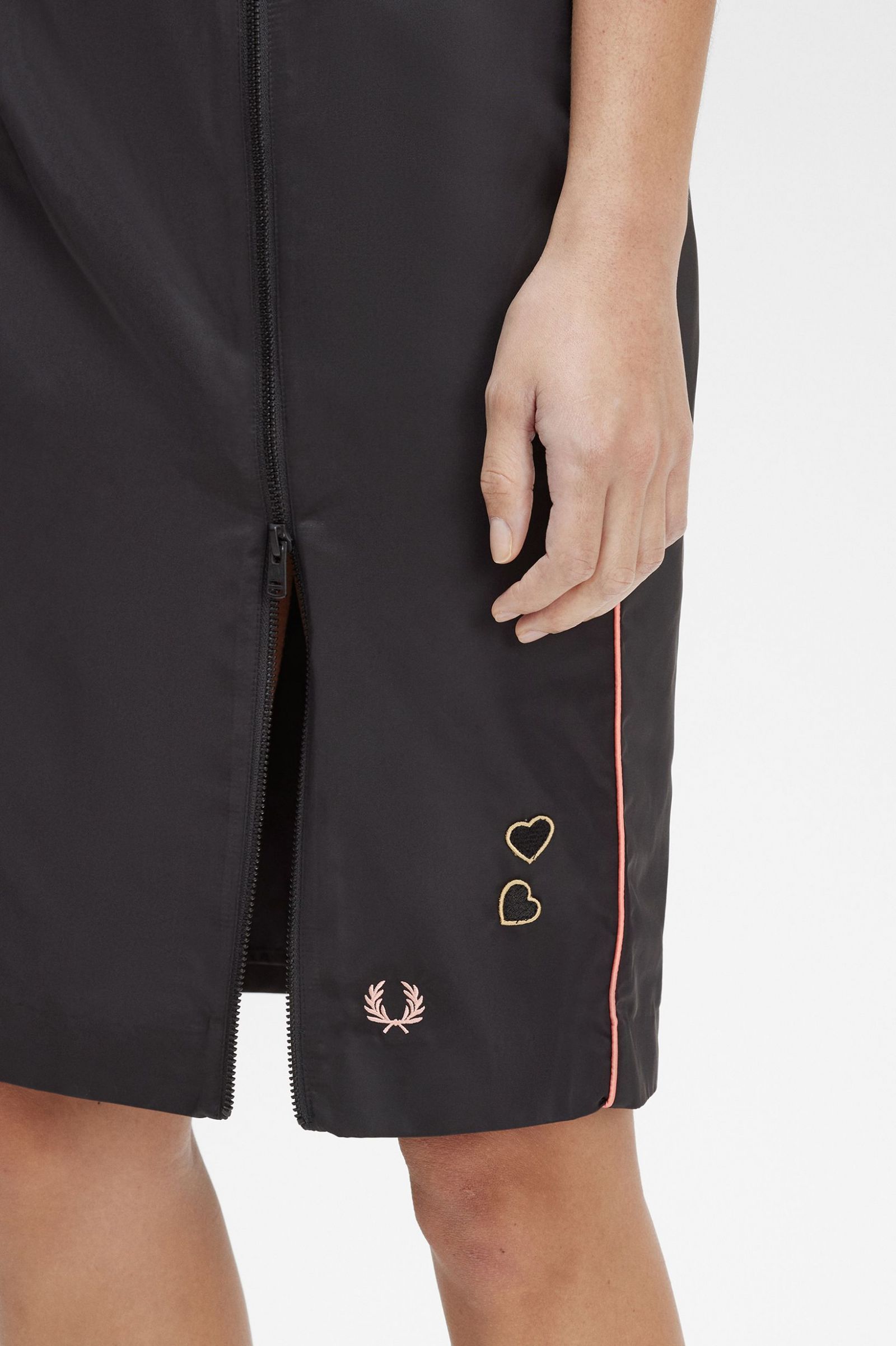 Amy Winehouse FoundationZip Detail Skirt Black