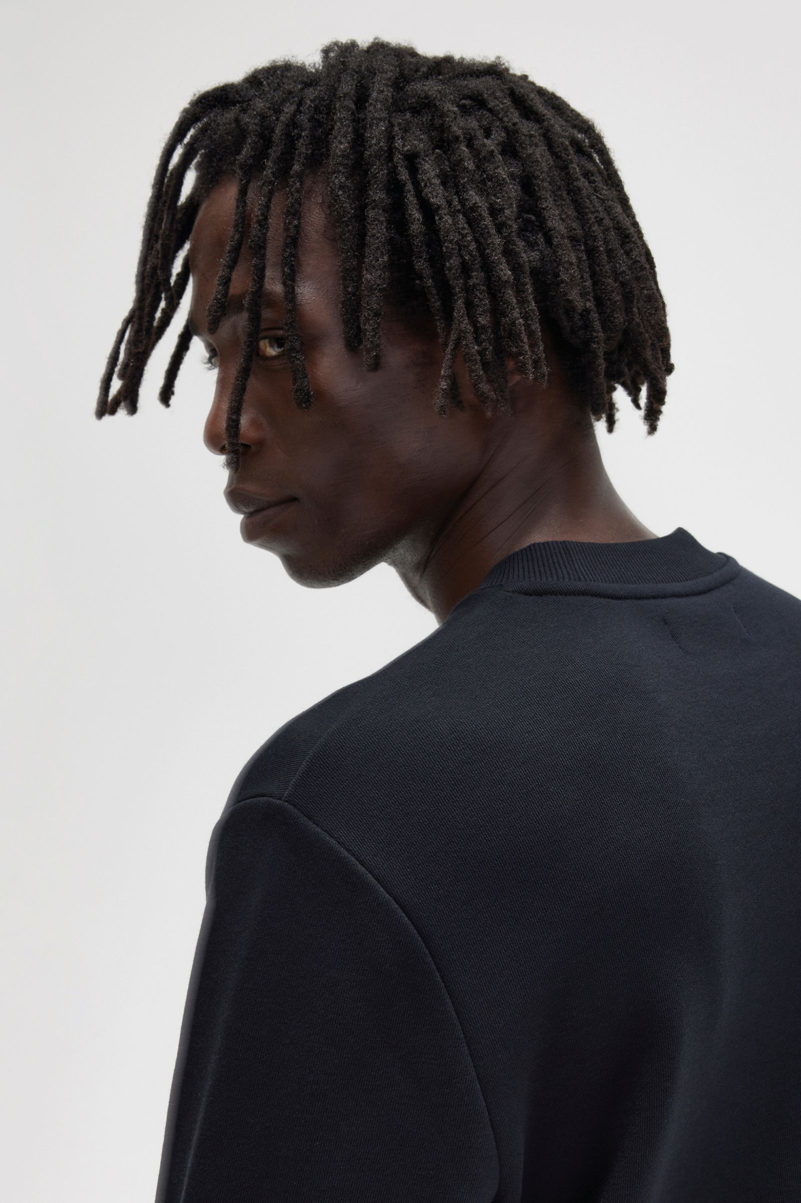 Crew Neck Sweatshirt Black