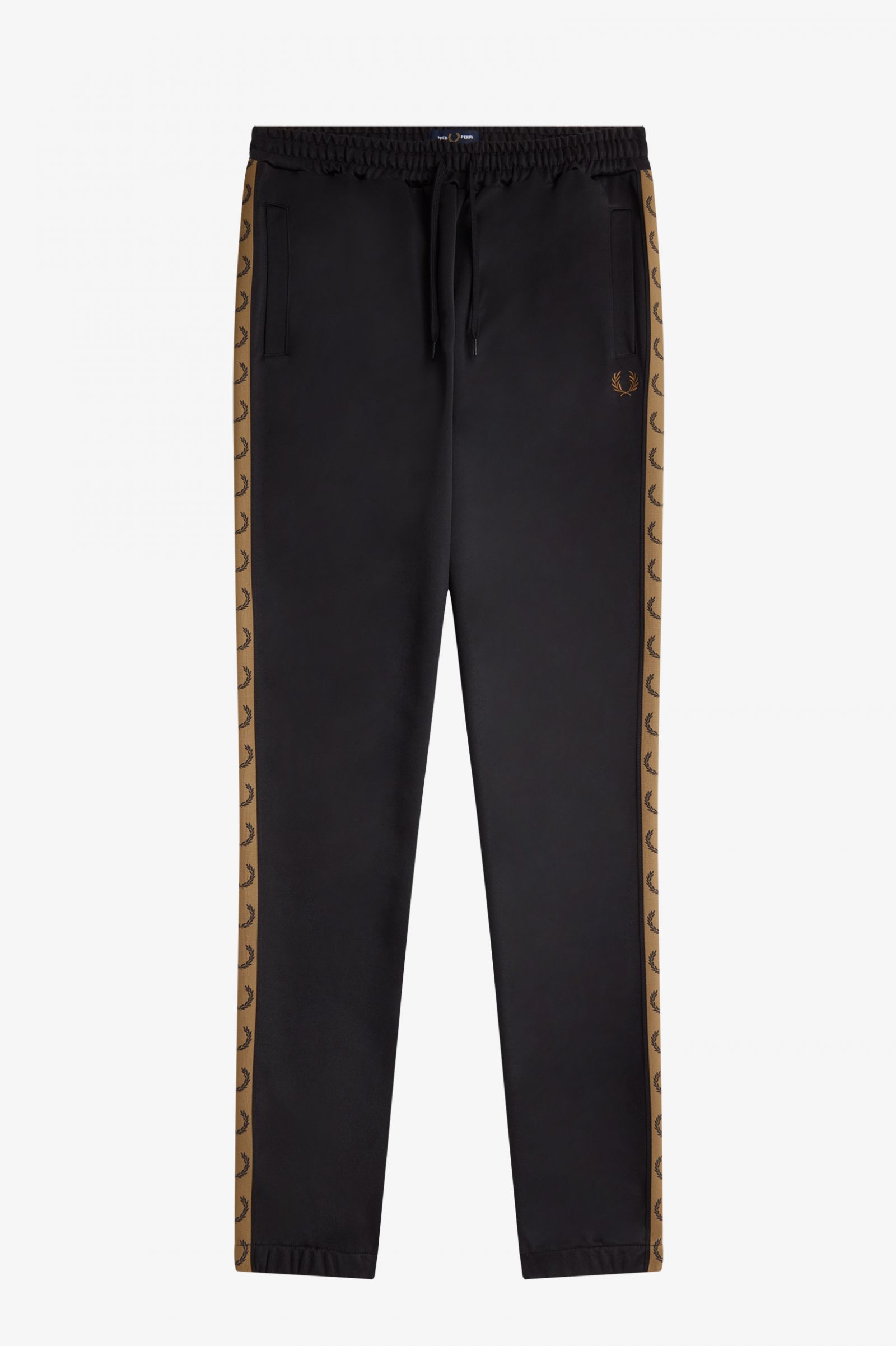 Taped Track Pants Black / Shaded Stone