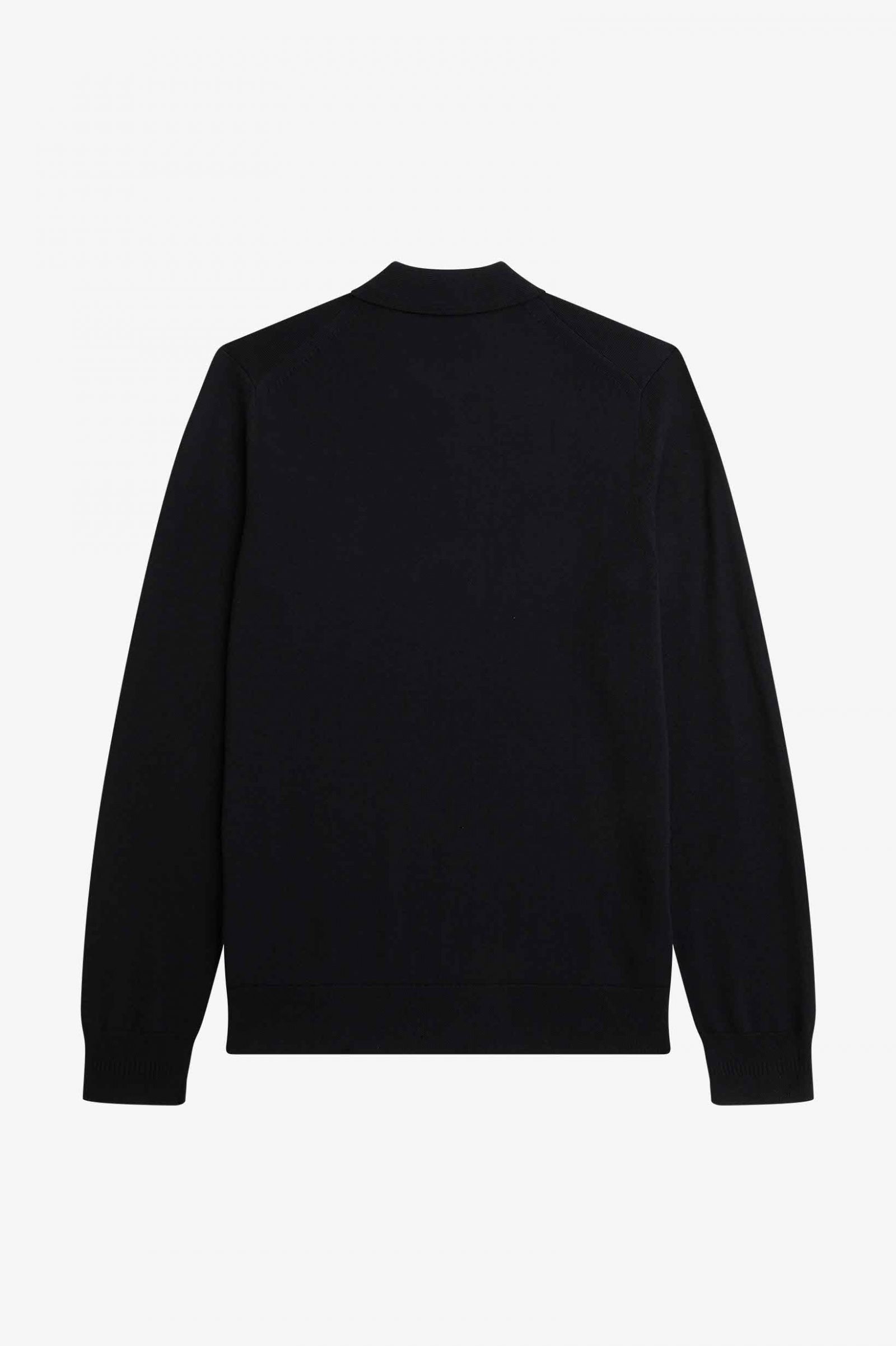 Long Sleeve Knitted Shirt Black