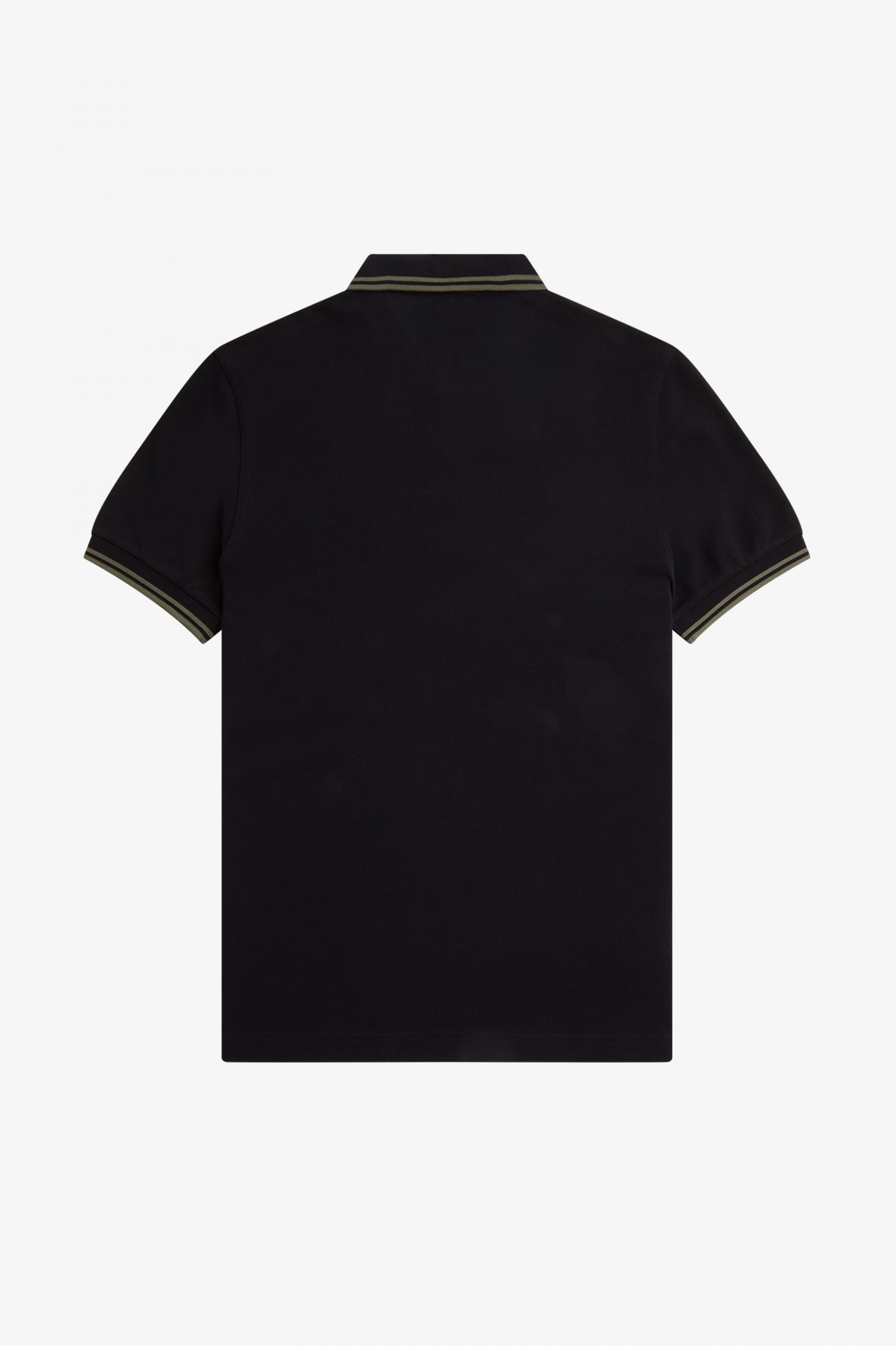 The Fred Perry ShirtM3600 Black / Field Green / Field Green