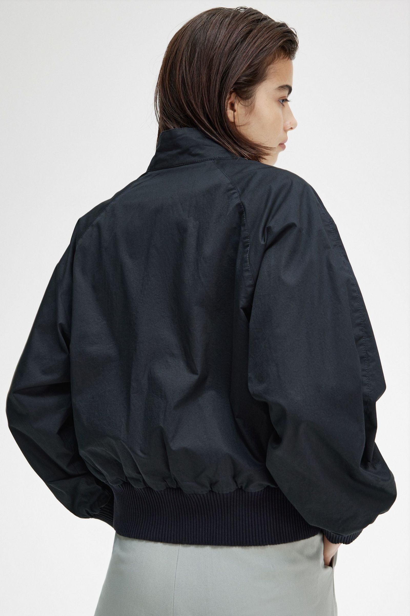 Batwing Zip-Through Jacket Navy
