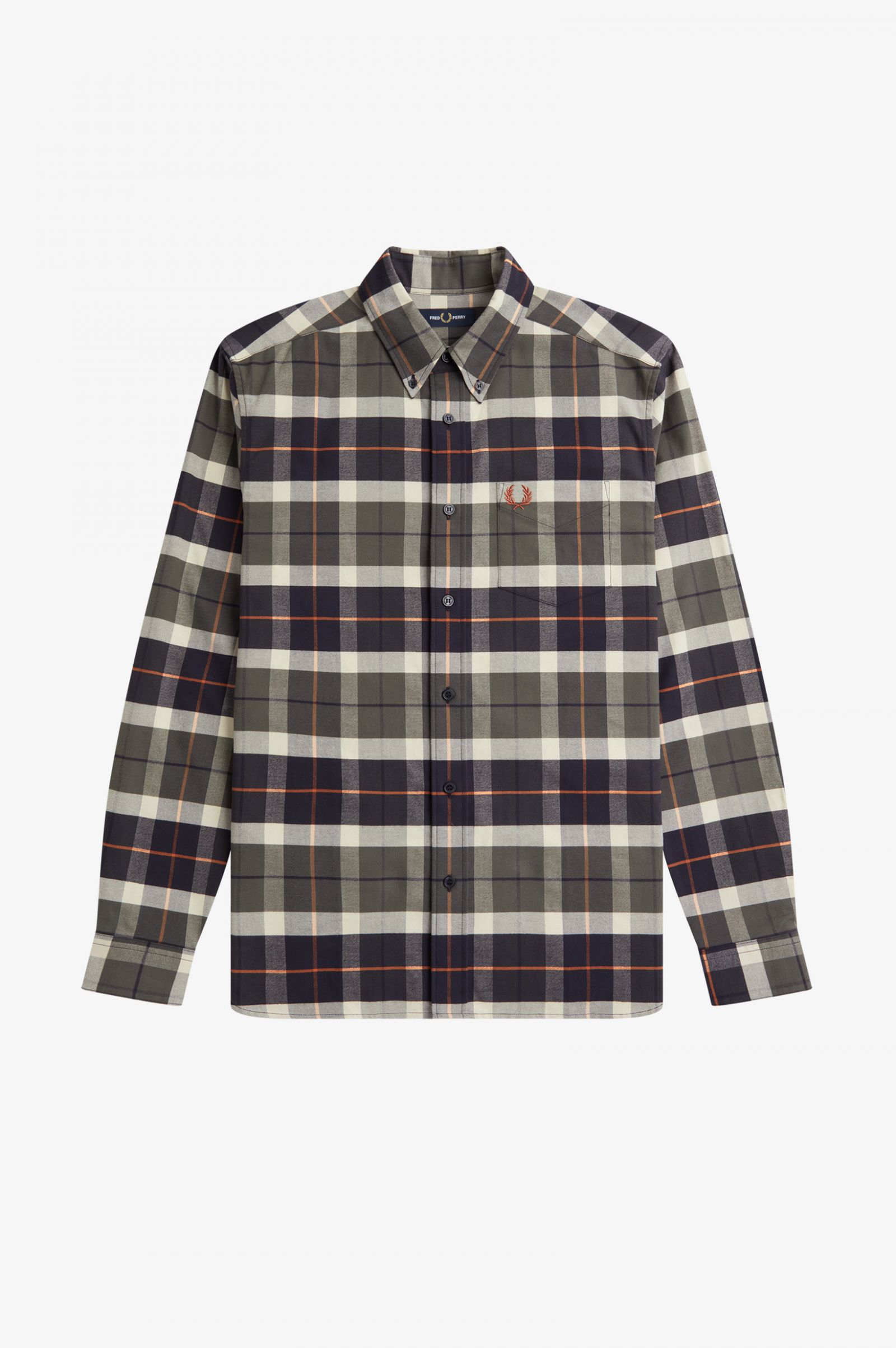 Brushed Tartan Shirt Field Green