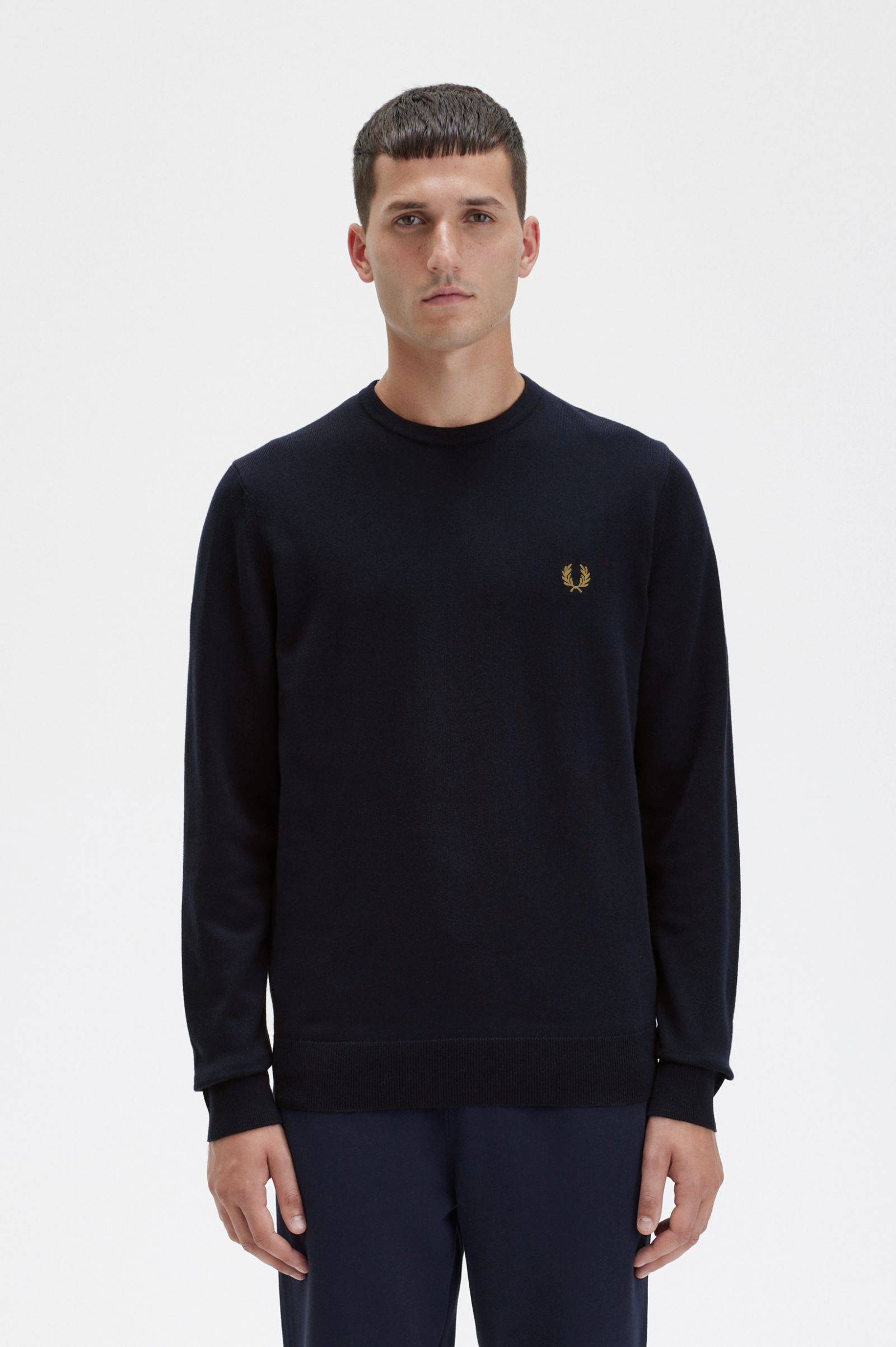 Classic Crew Neck Jumper Navy