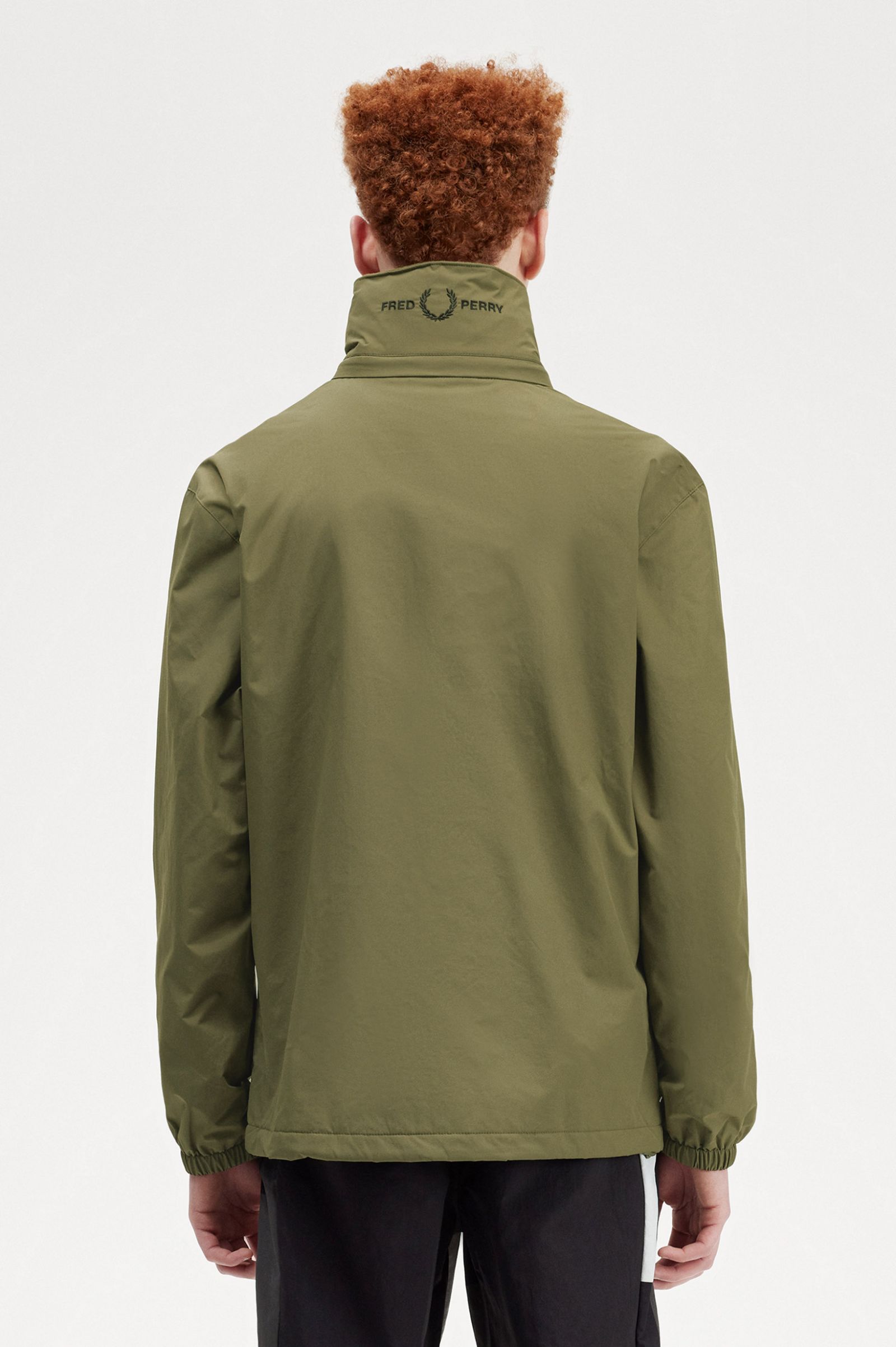 Patch Pocket Zip Through Jacket Uniform Green