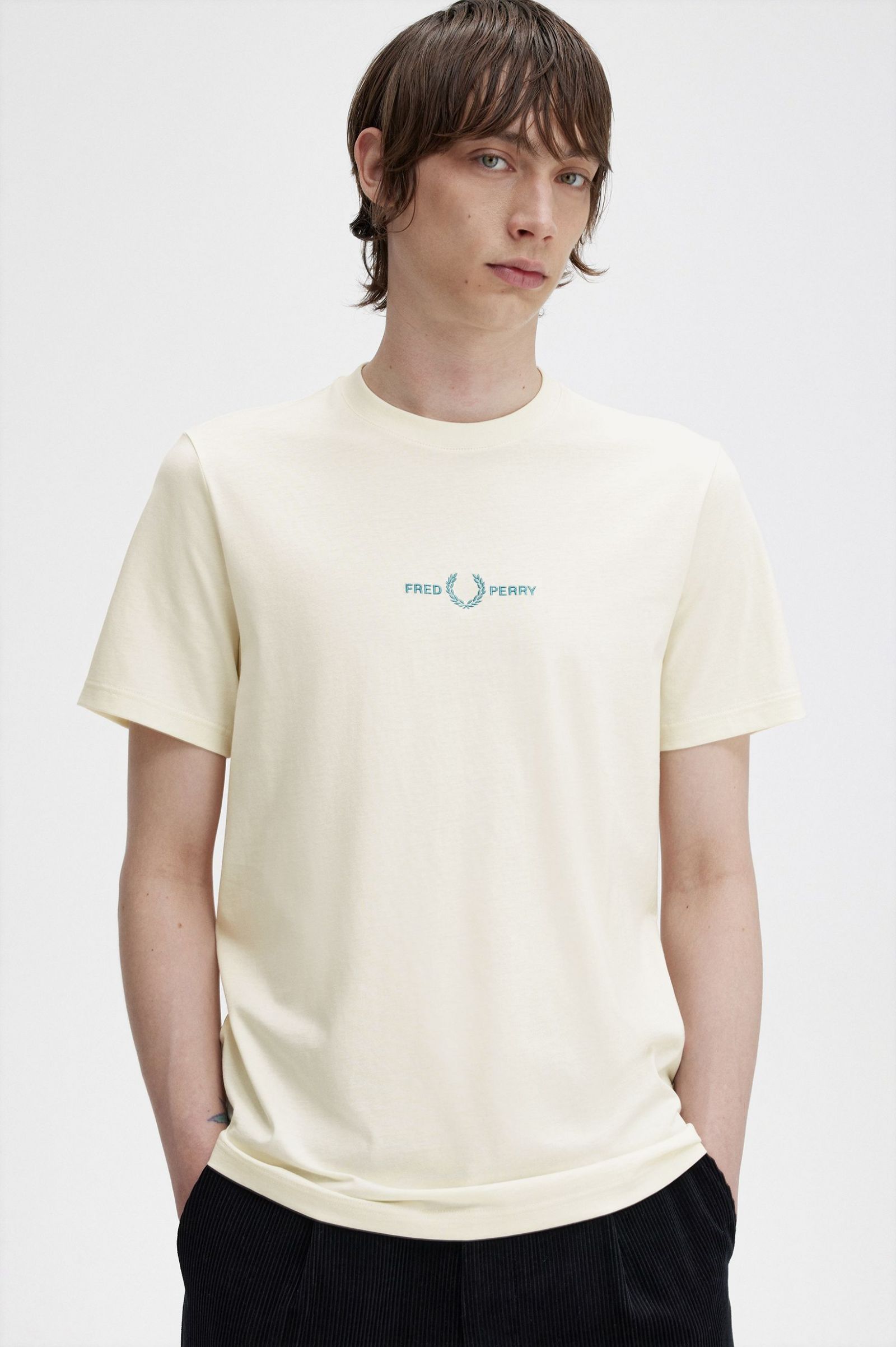 Embroidered T-Shirt Ecru