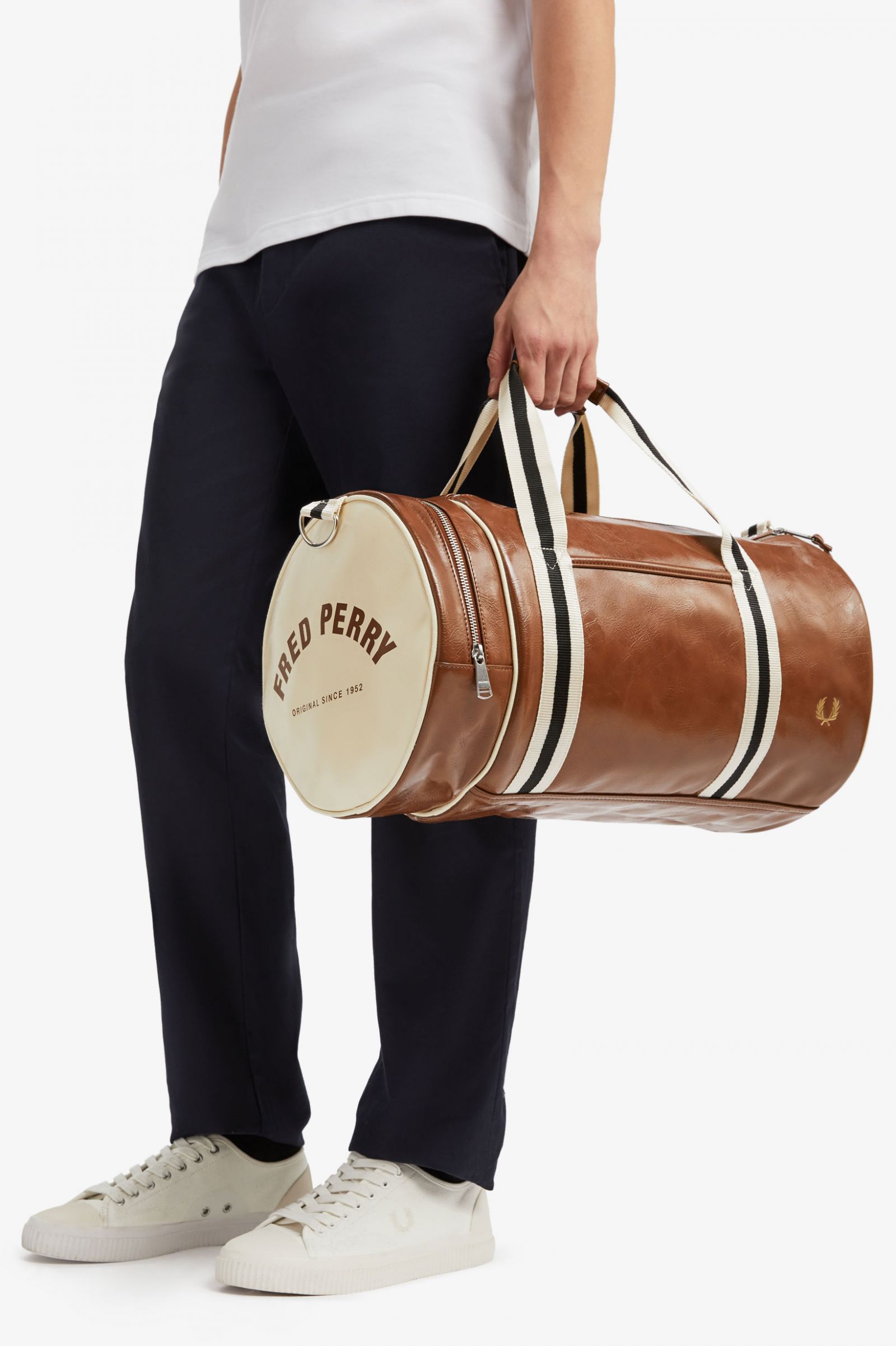 Classic Barrel Bag Tan / Ecru