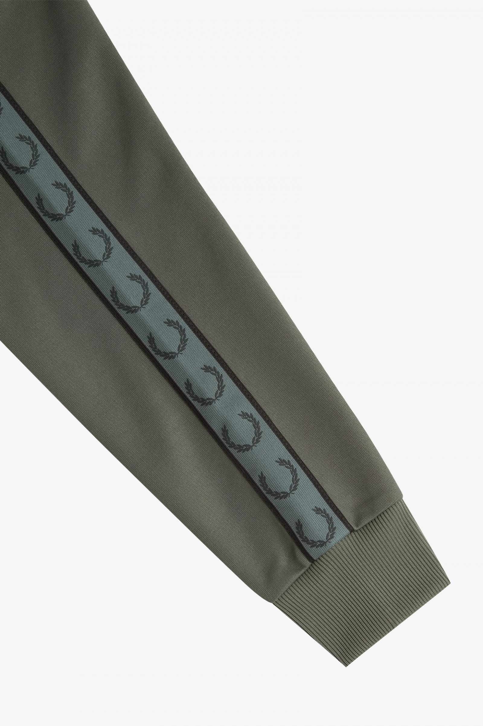 Contrast Tape Track Jacket Field Green / Black