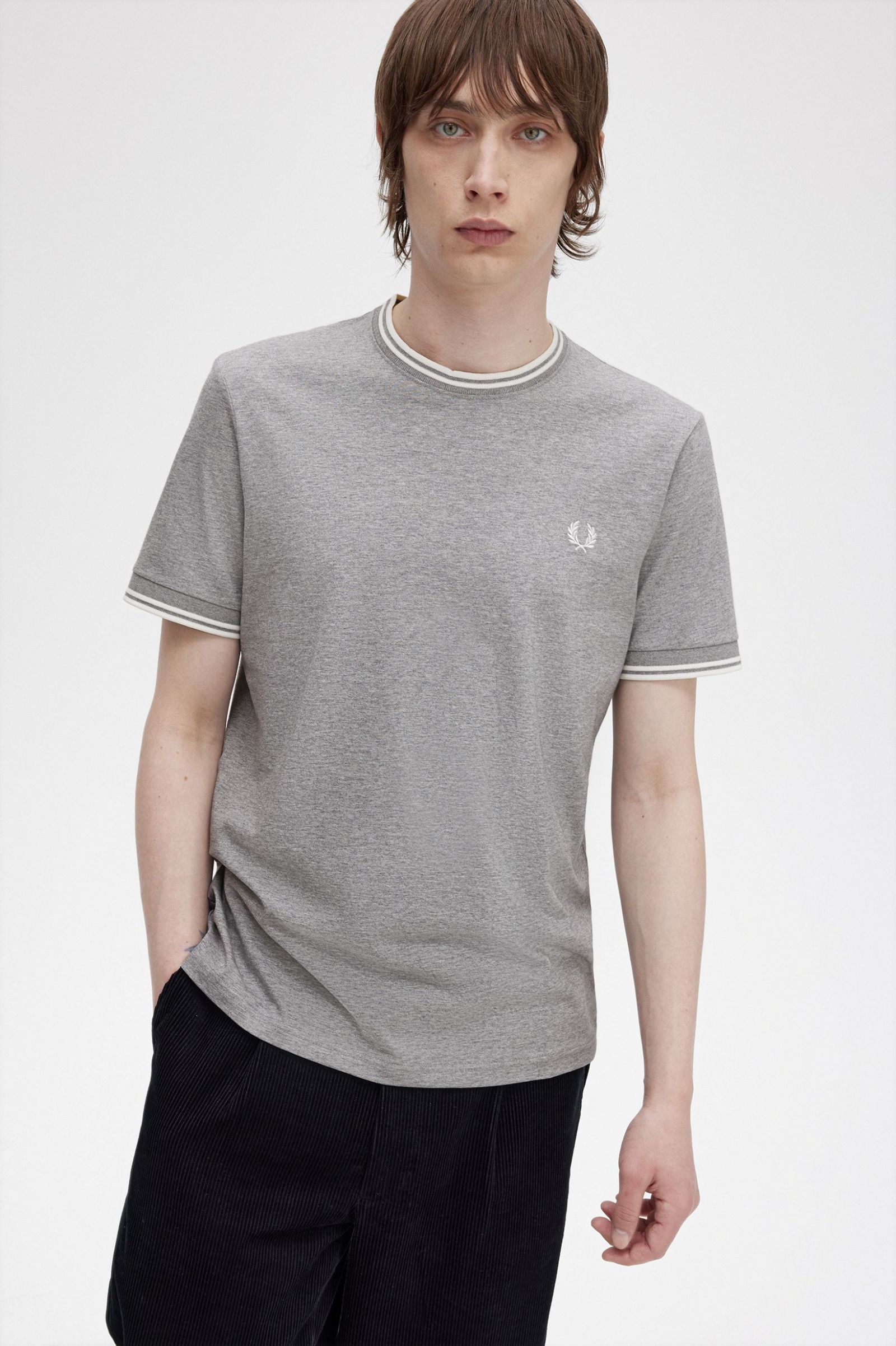 Twin Tipped T-Shirt Steel Marl