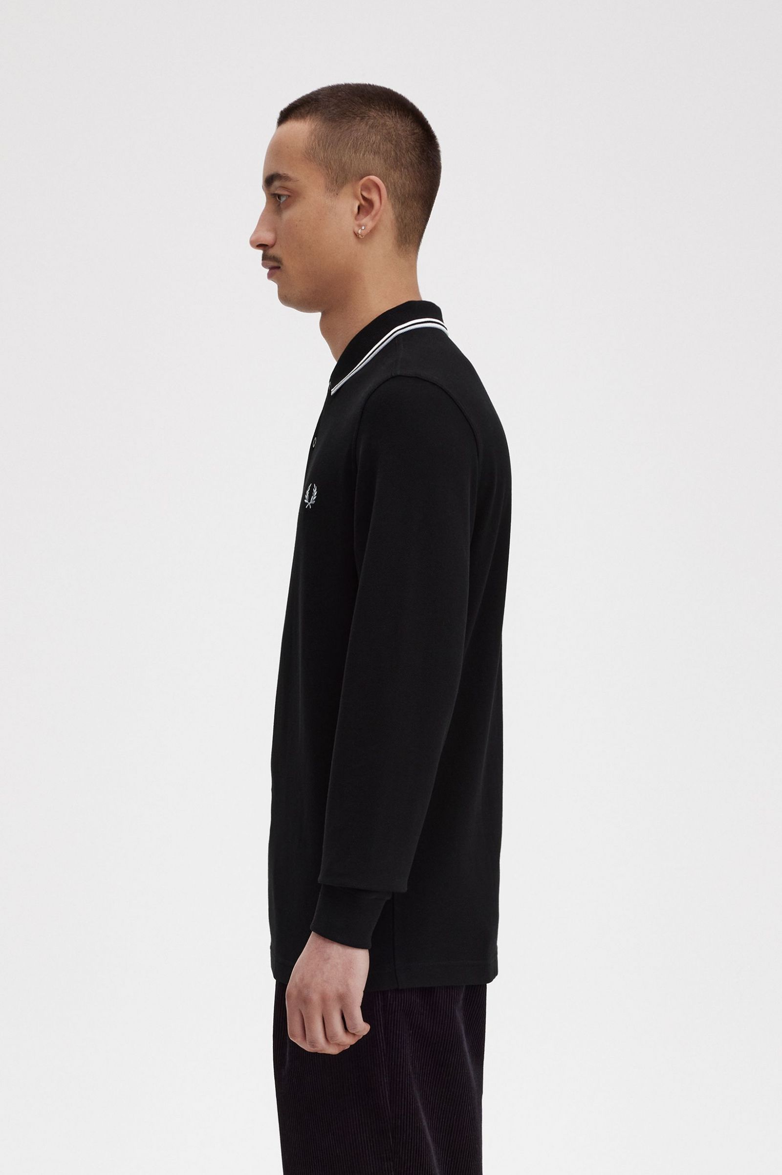 The Fred Perry ShirtM3636 Black / Ecru / Limestone