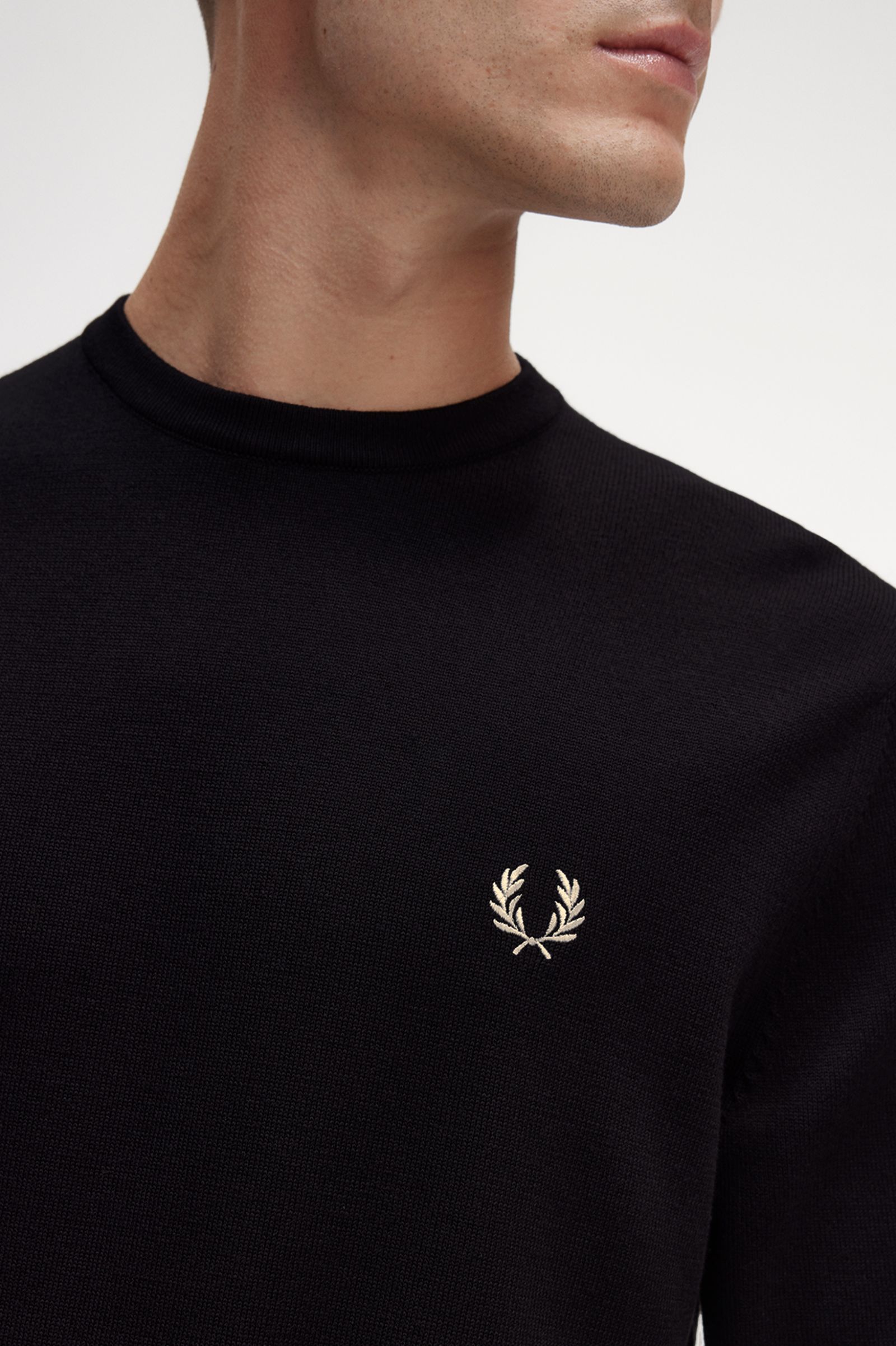 Classic Crew Neck Jumper Black