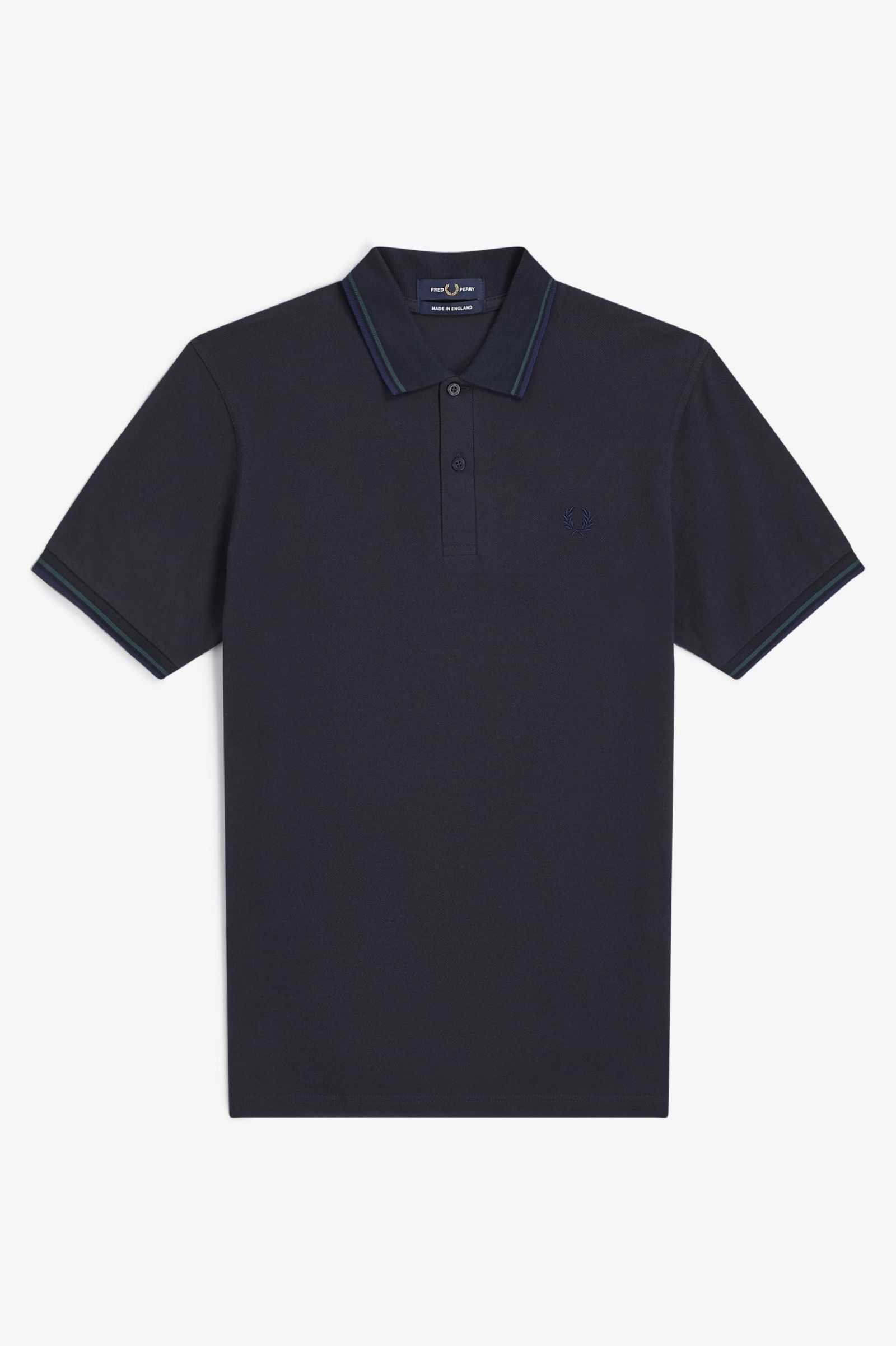 The Fred Perry ShirtM12 Navy / Petrol Blue / French Navy