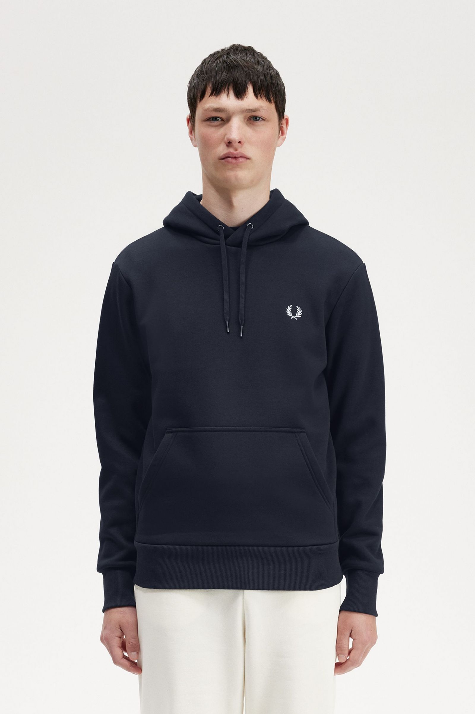 Tape Detail Hooded Sweatshirt Black