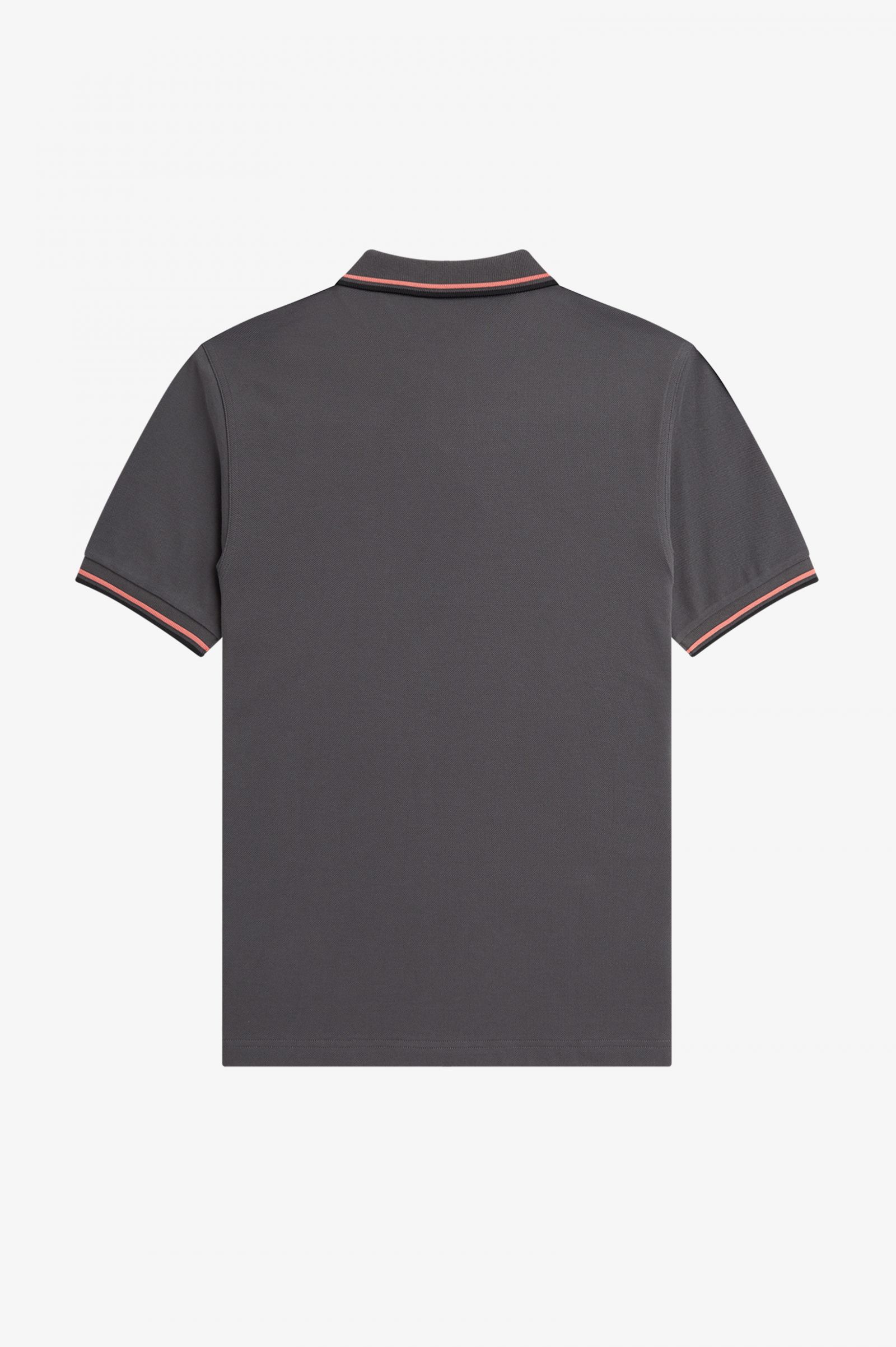 The Fred Perry ShirtM3600 Gunmetal / Coral Heat / Black