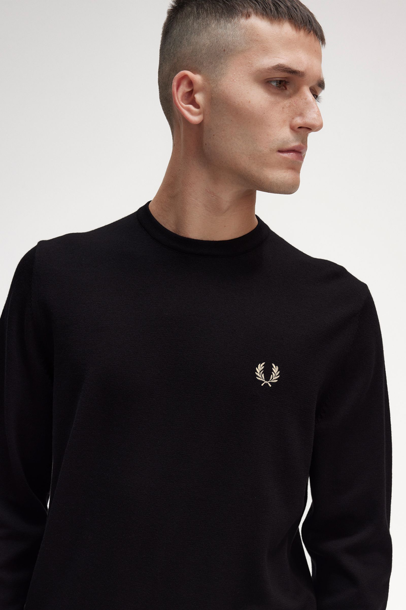 Classic Crew Neck Jumper Black