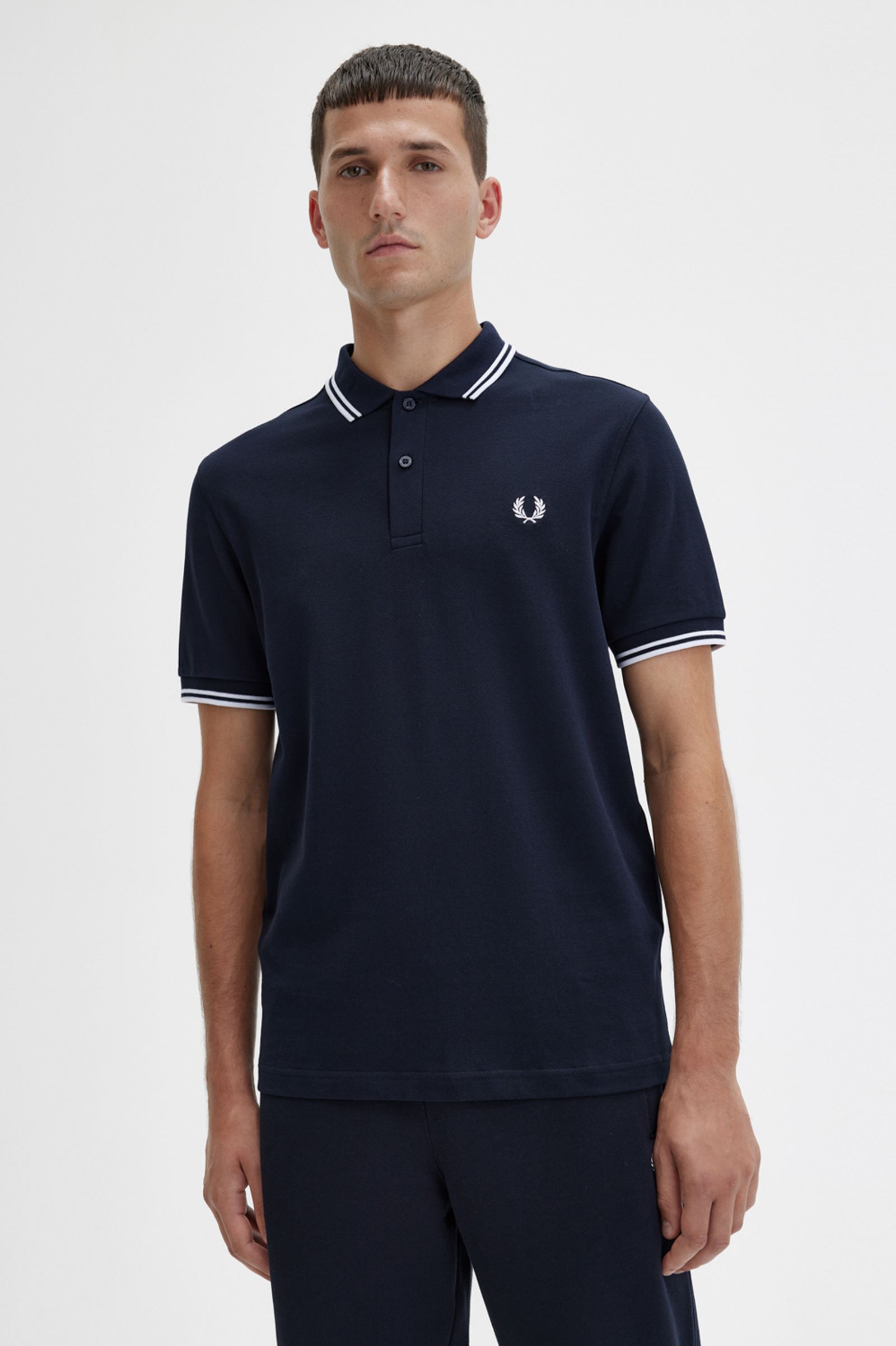 The Fred Perry ShirtM3600 Navy / White / White