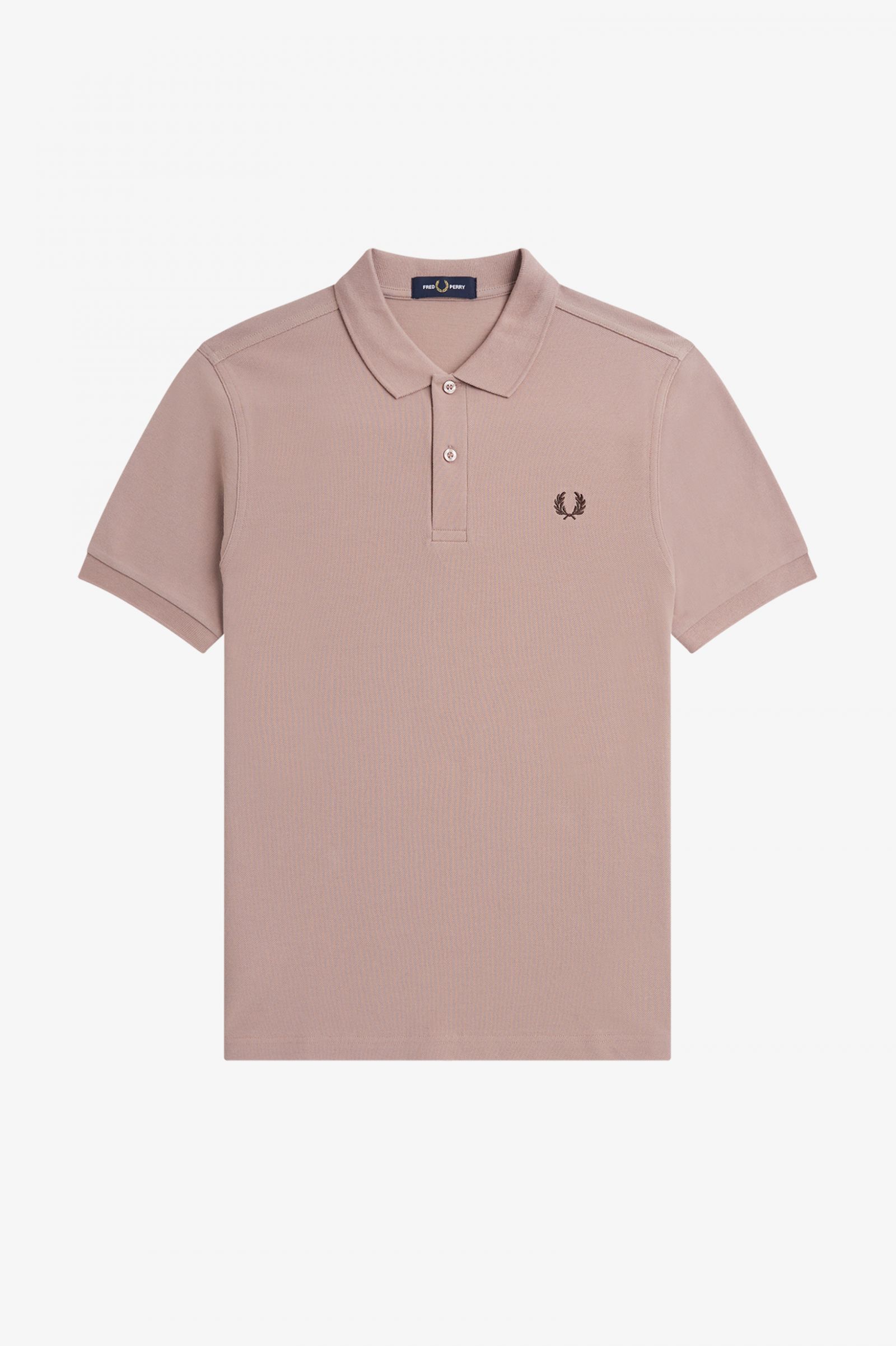 The Fred Perry ShirtM6000 Dark Pink / Burnt Tobacco