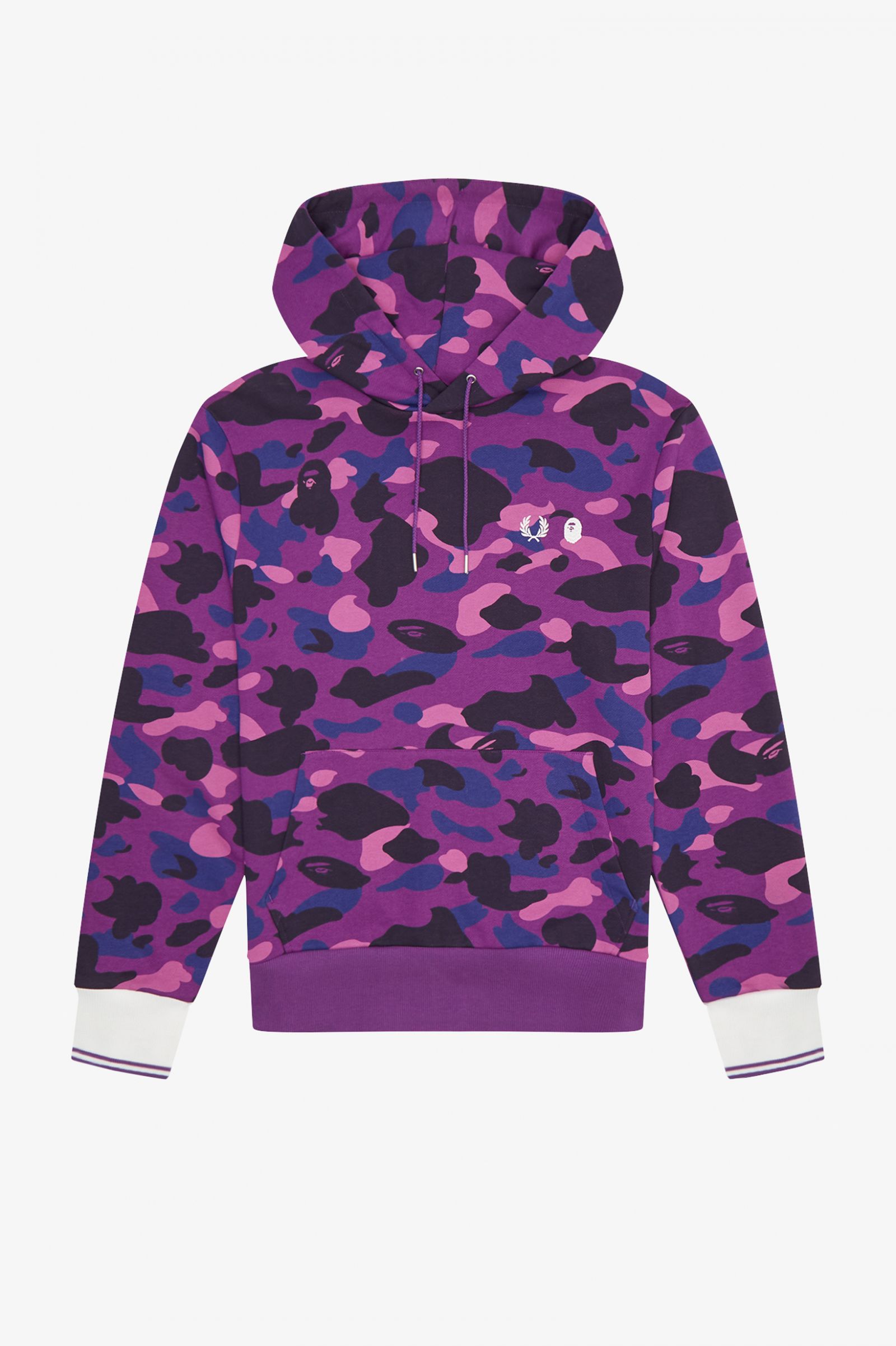 A Bathing Ape®Camouflage Hooded Sweatshirt Black