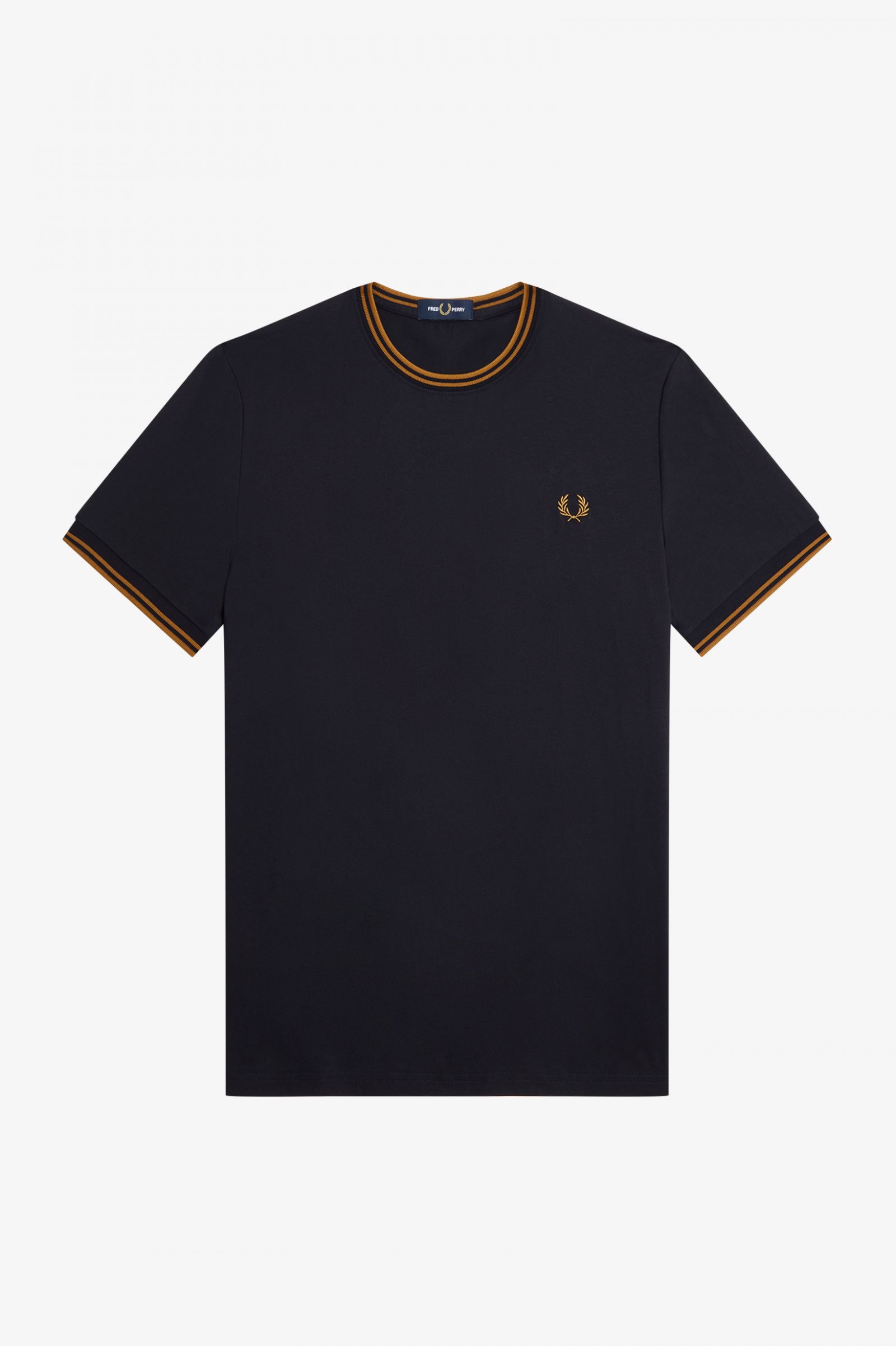 Twin Tipped T-Shirt Navy / Dark Caramel