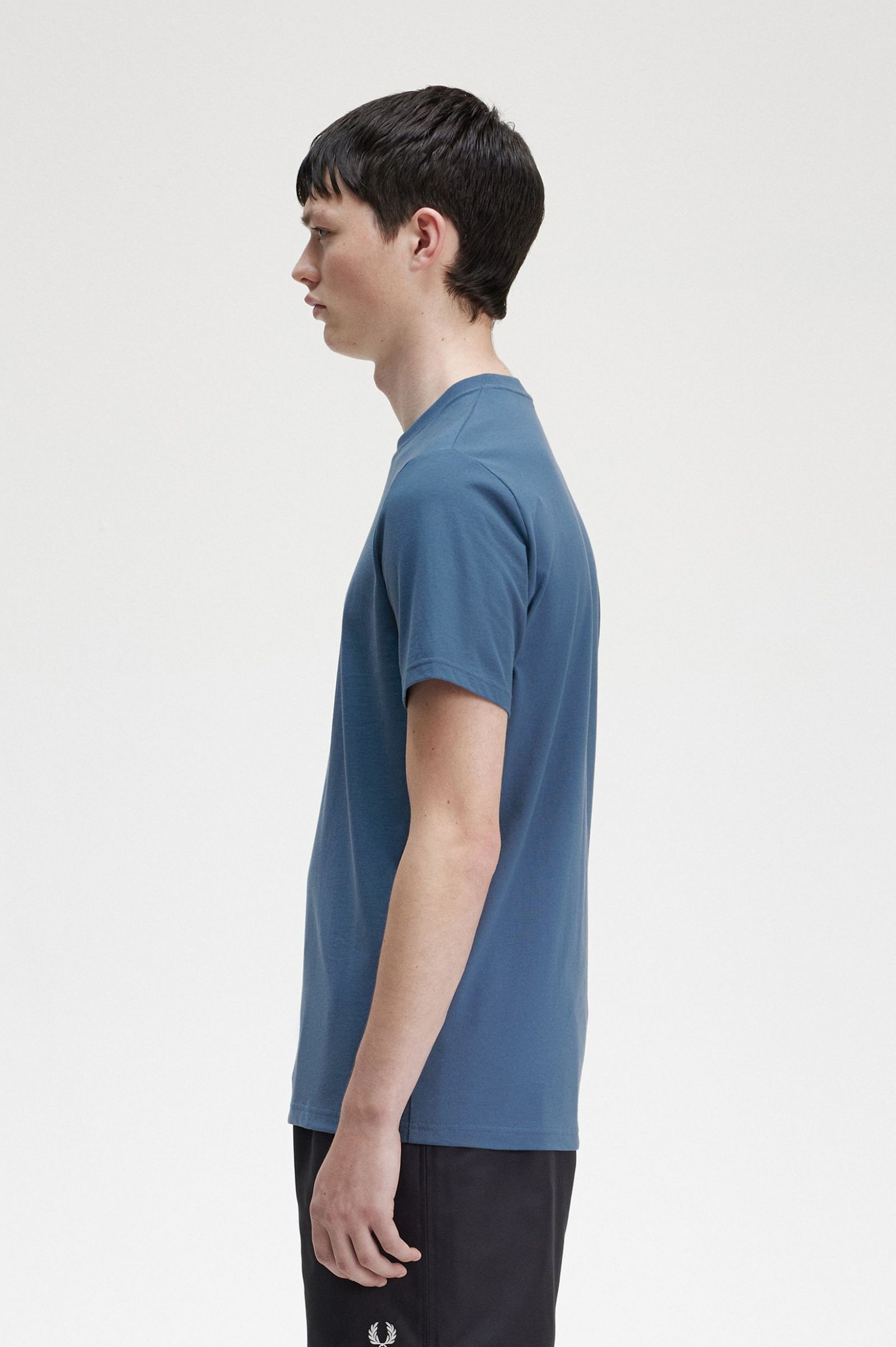 Embroidered T-Shirt Midnight Blue