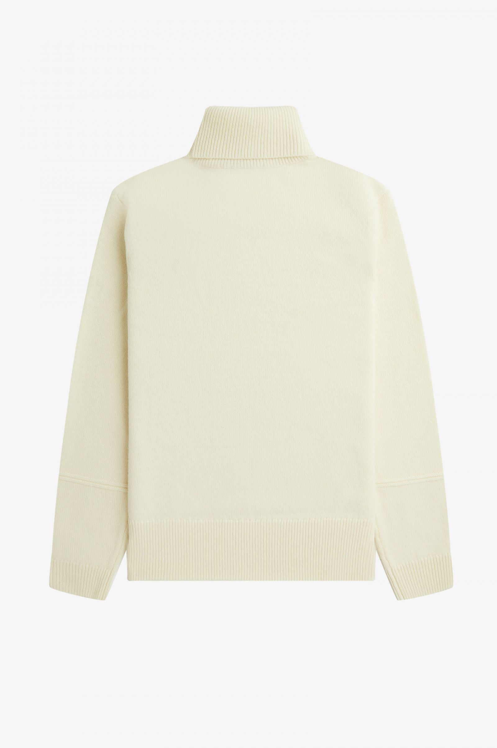 Knitted Roll Neck Jumper Ecru