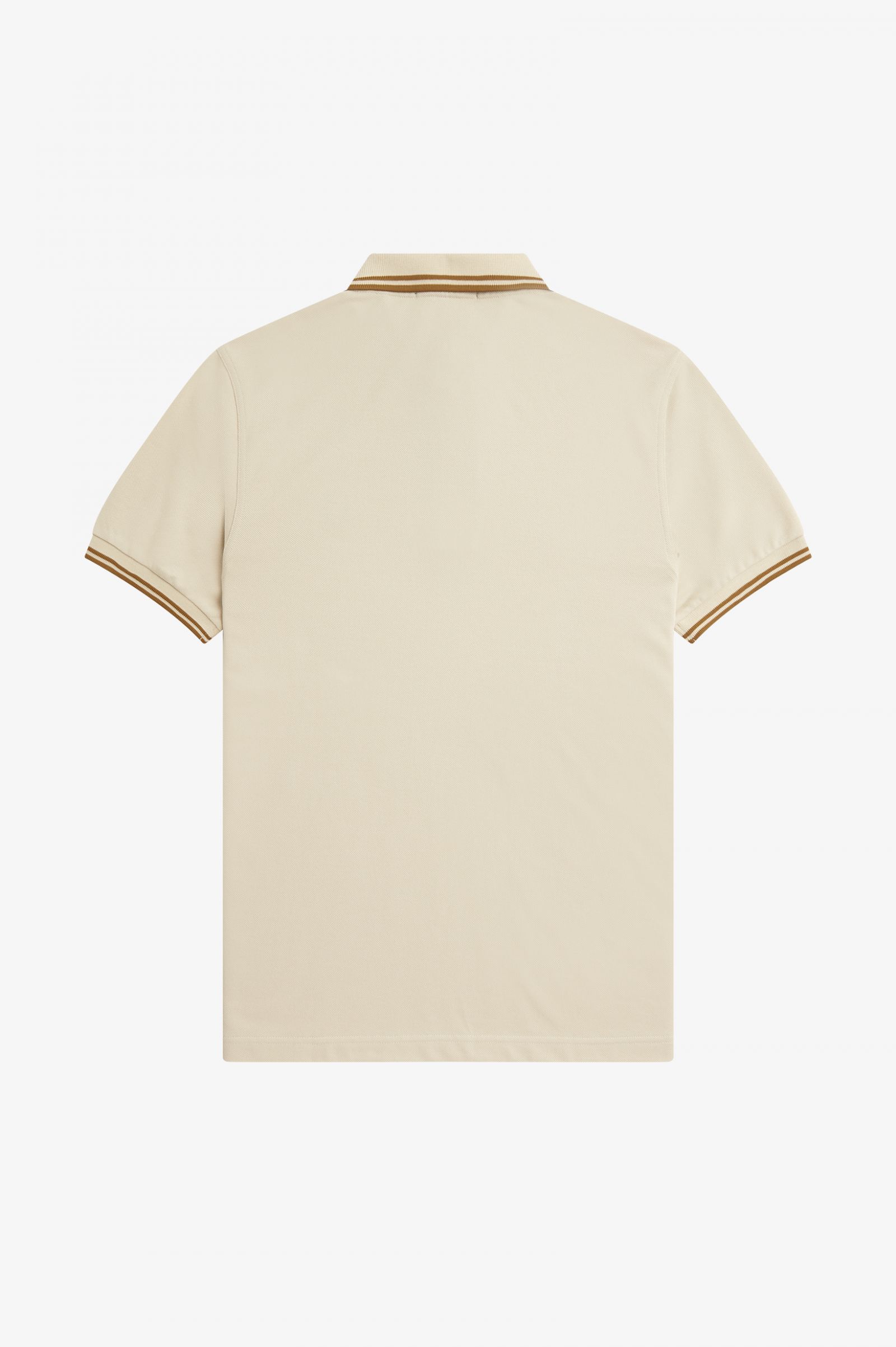 The Fred Perry ShirtM3600 Oatmeal / Dark Caramel / Dark Caramel