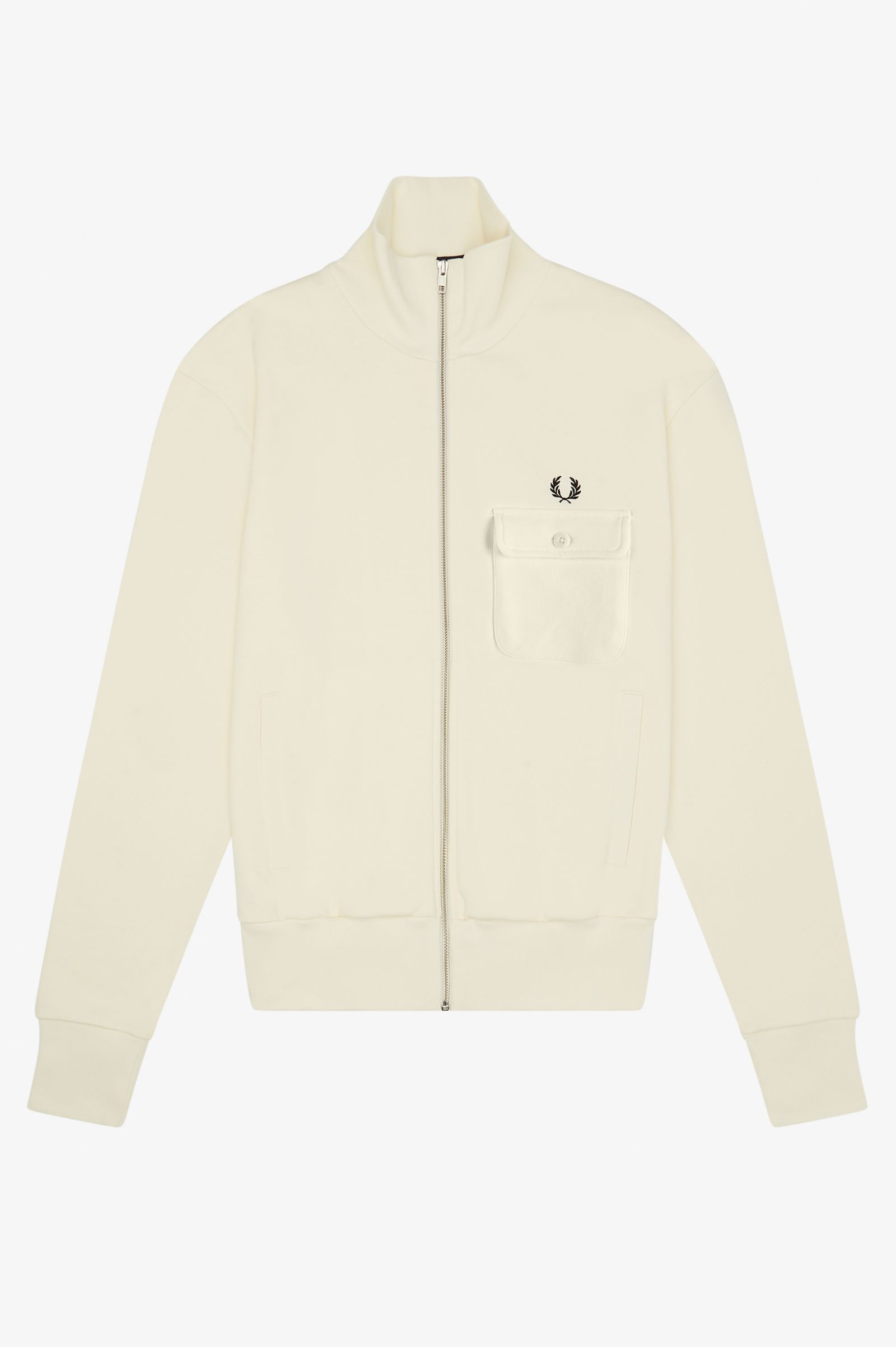 ReissuesFunnel Neck Track Jacket Ecru