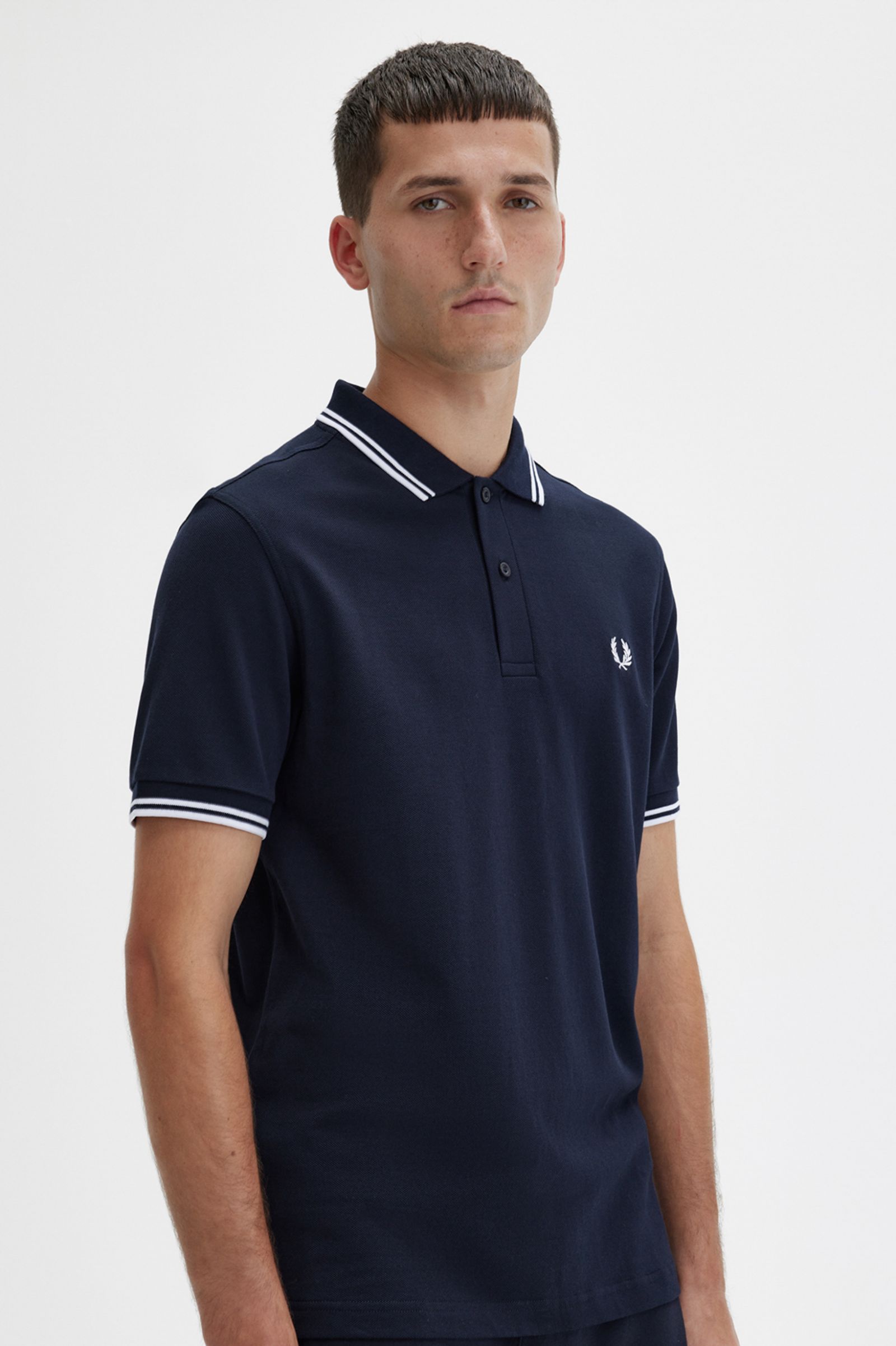 The Fred Perry ShirtM3600 Navy / White / White
