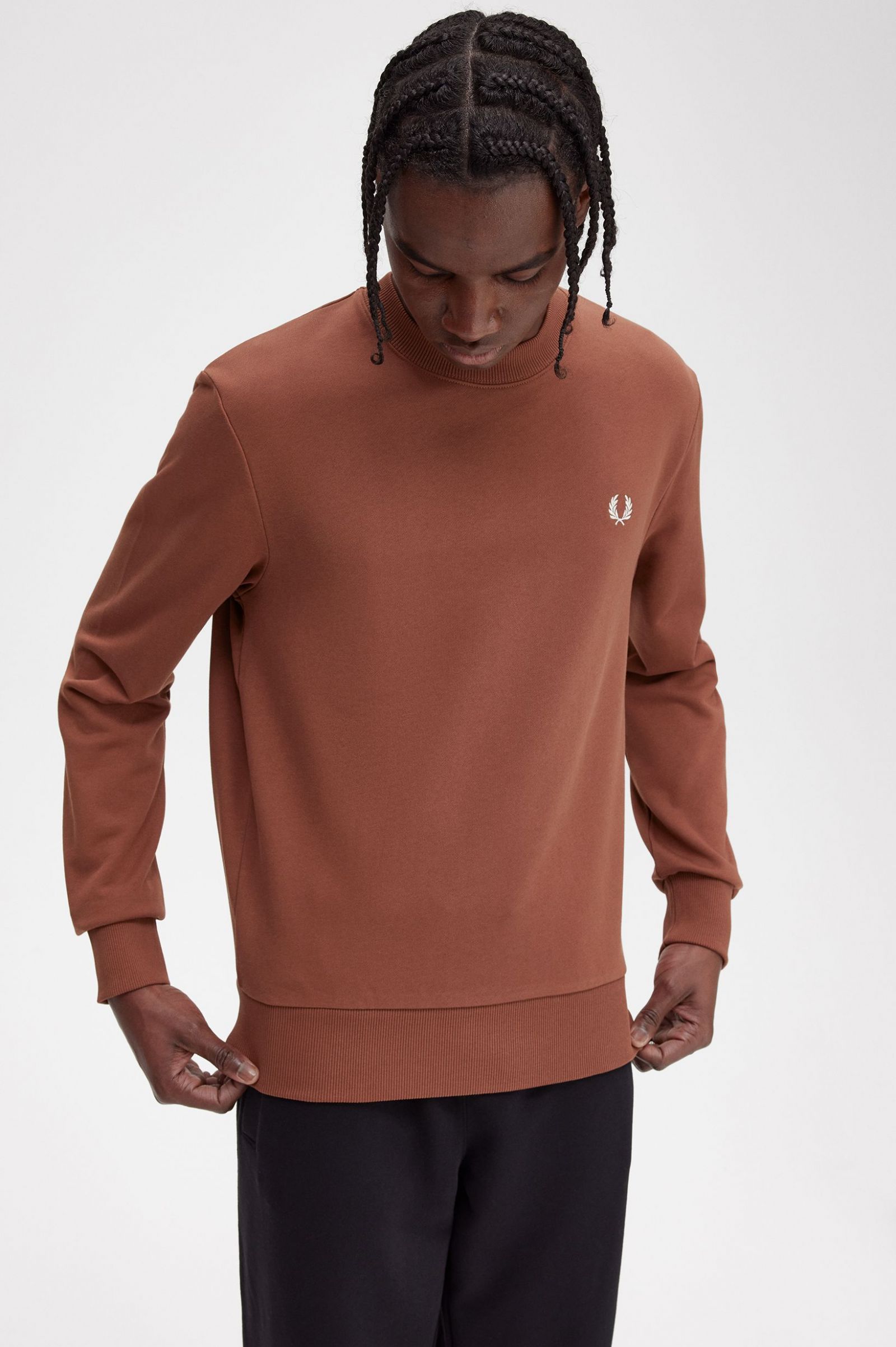 Rave Graphic Sweatshirt Whisky Brown