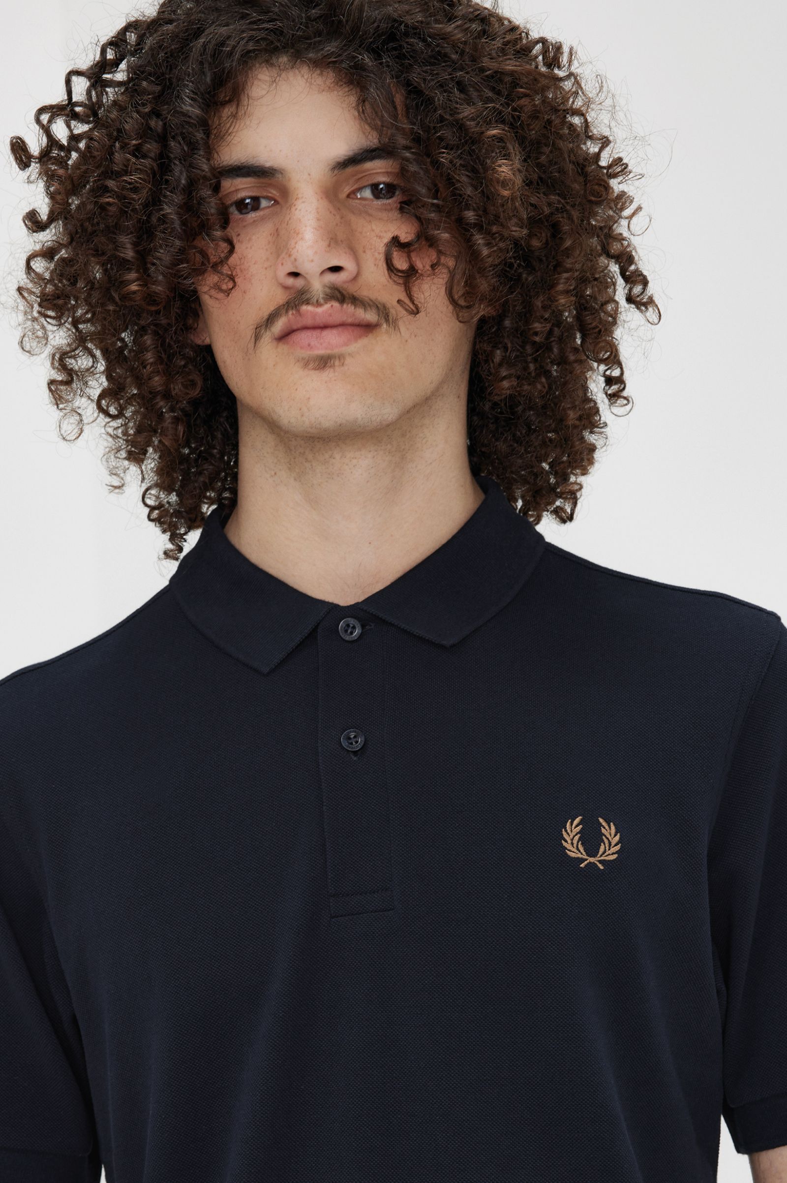 The Fred Perry ShirtM6000 Navy / Shaded Stone