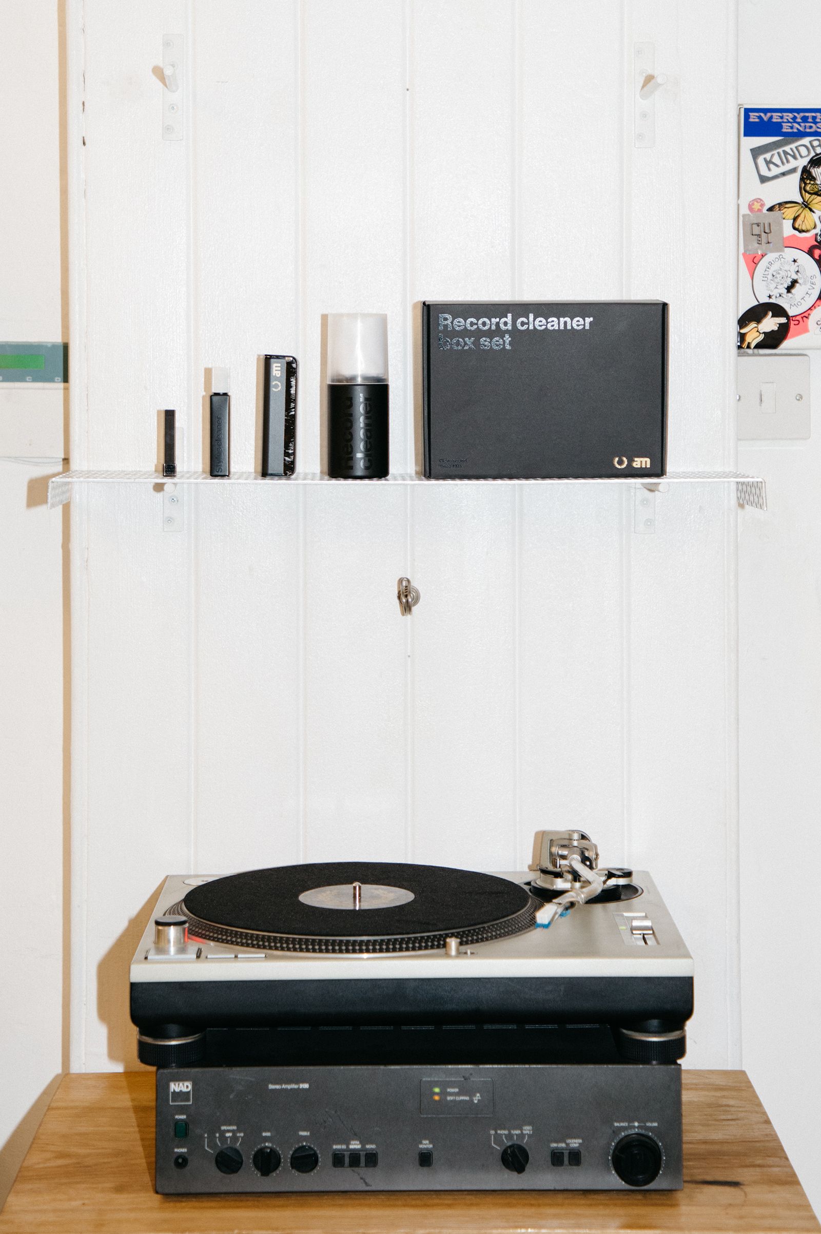 Record Cleaner Set Black