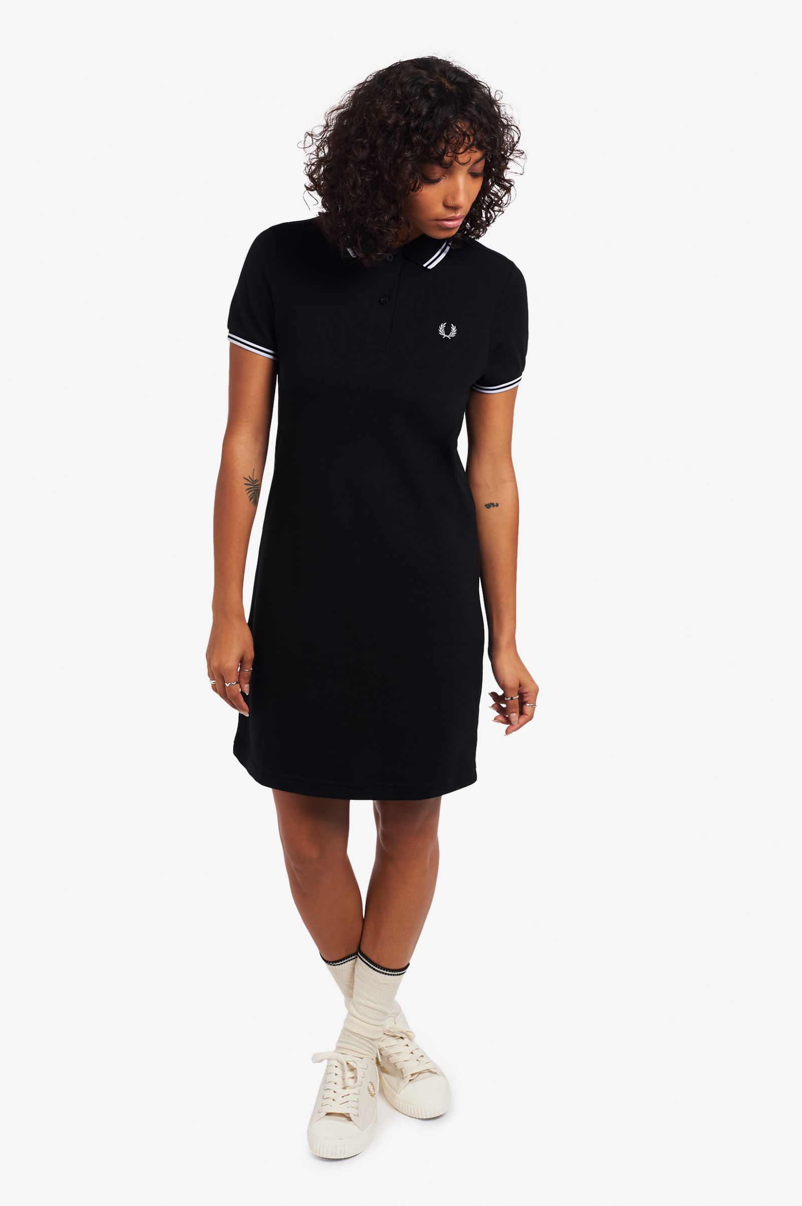 Twin Tipped Fred Perry Dress Black