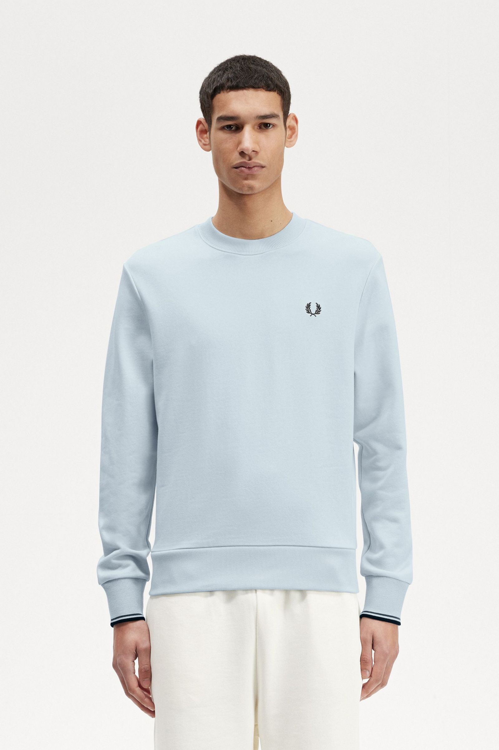 Crew Neck Sweatshirt Light Ice