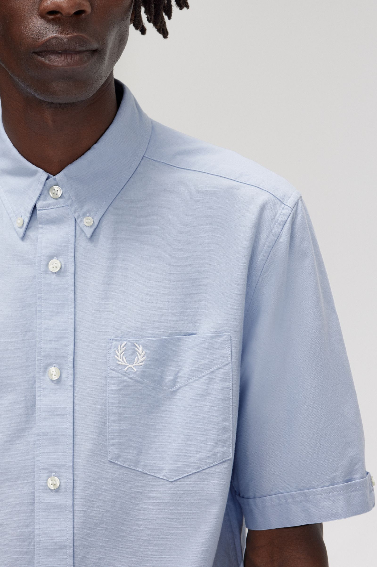 Oxford Shirt Light Smoke